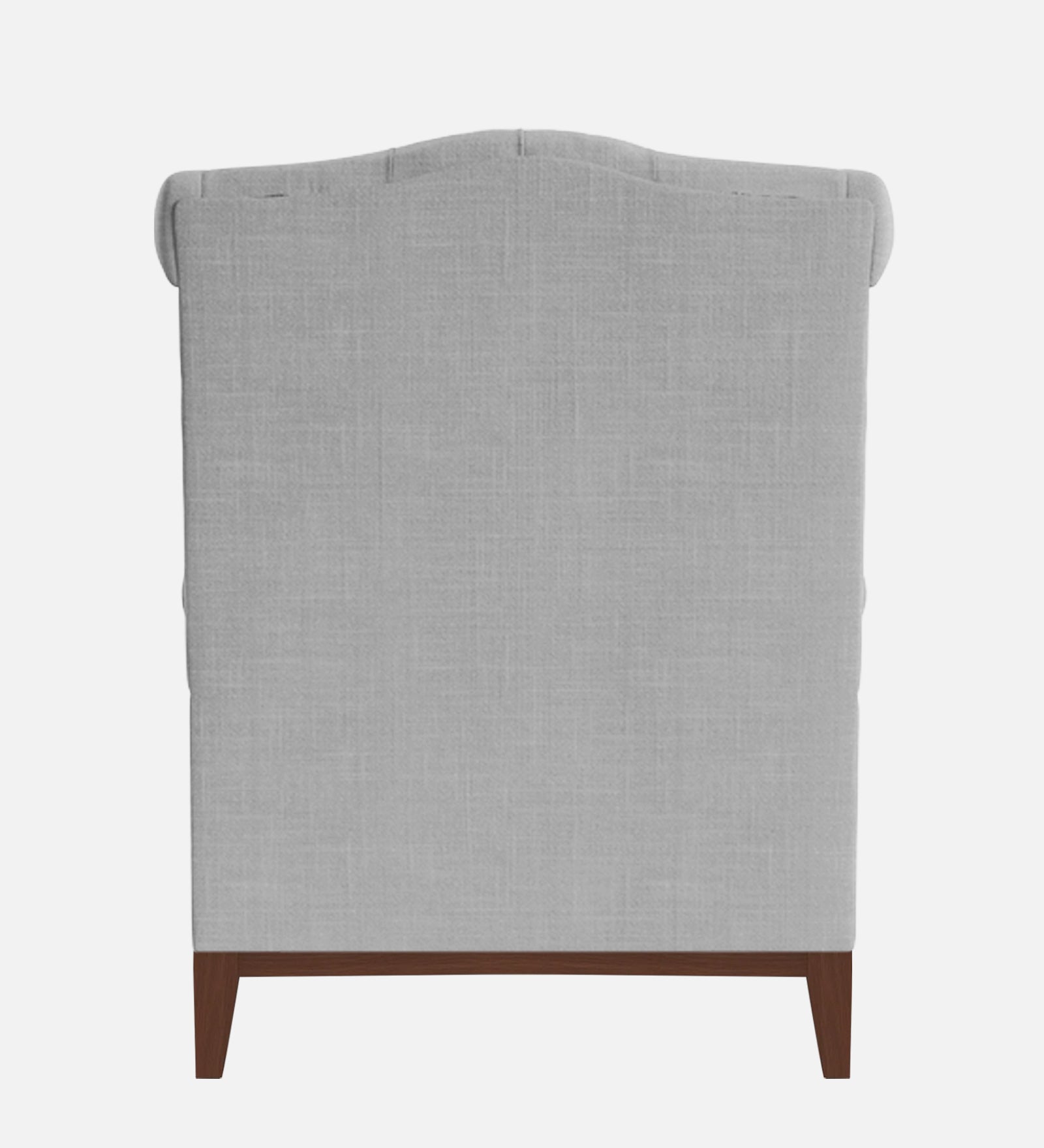 Nory Fabric Wing Chair In Lit Grey Colour - Febonic Living