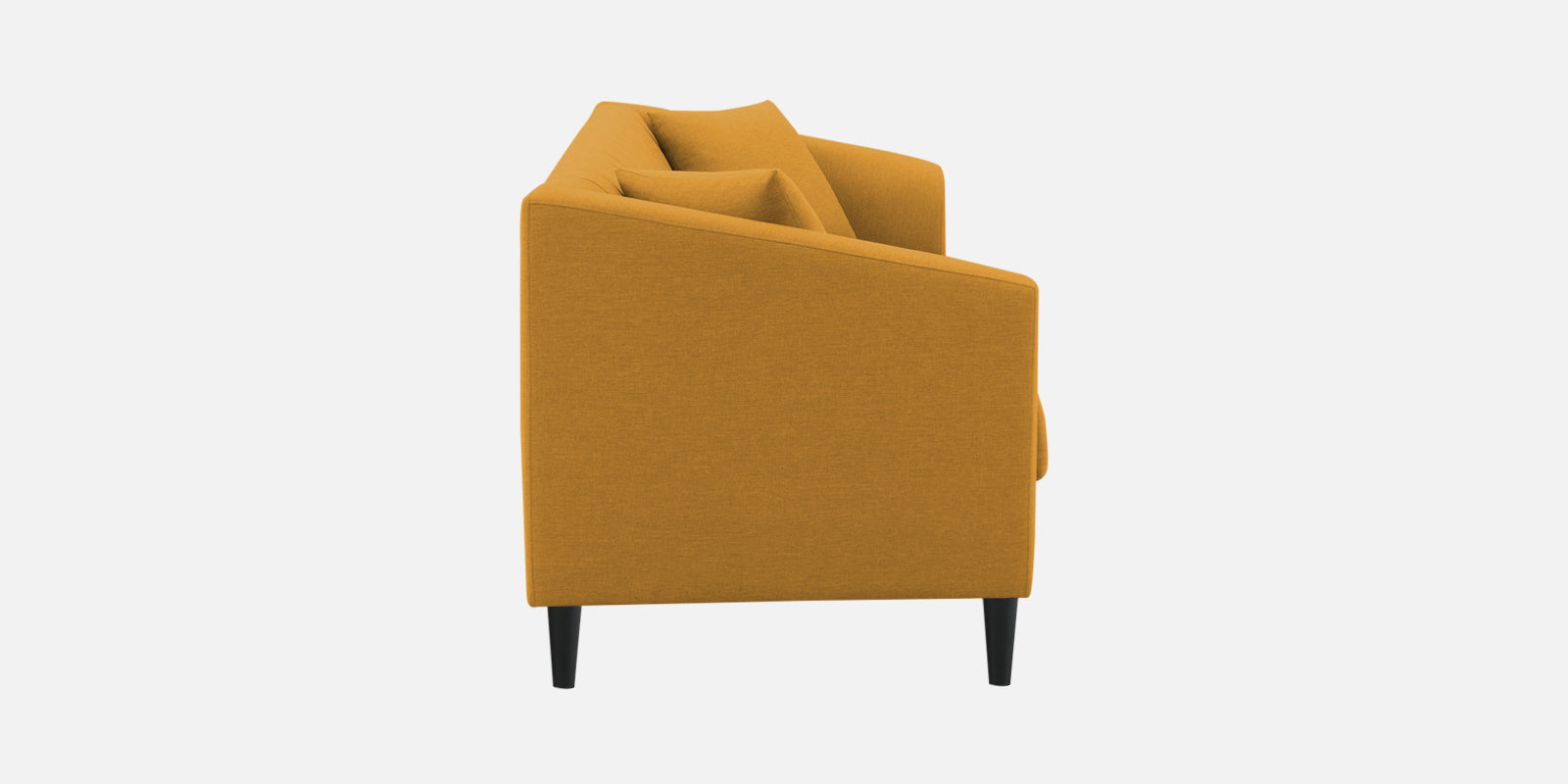 Polon Fabric 2 Seater Sofa In Corn Yellow Colour - Febonic Living