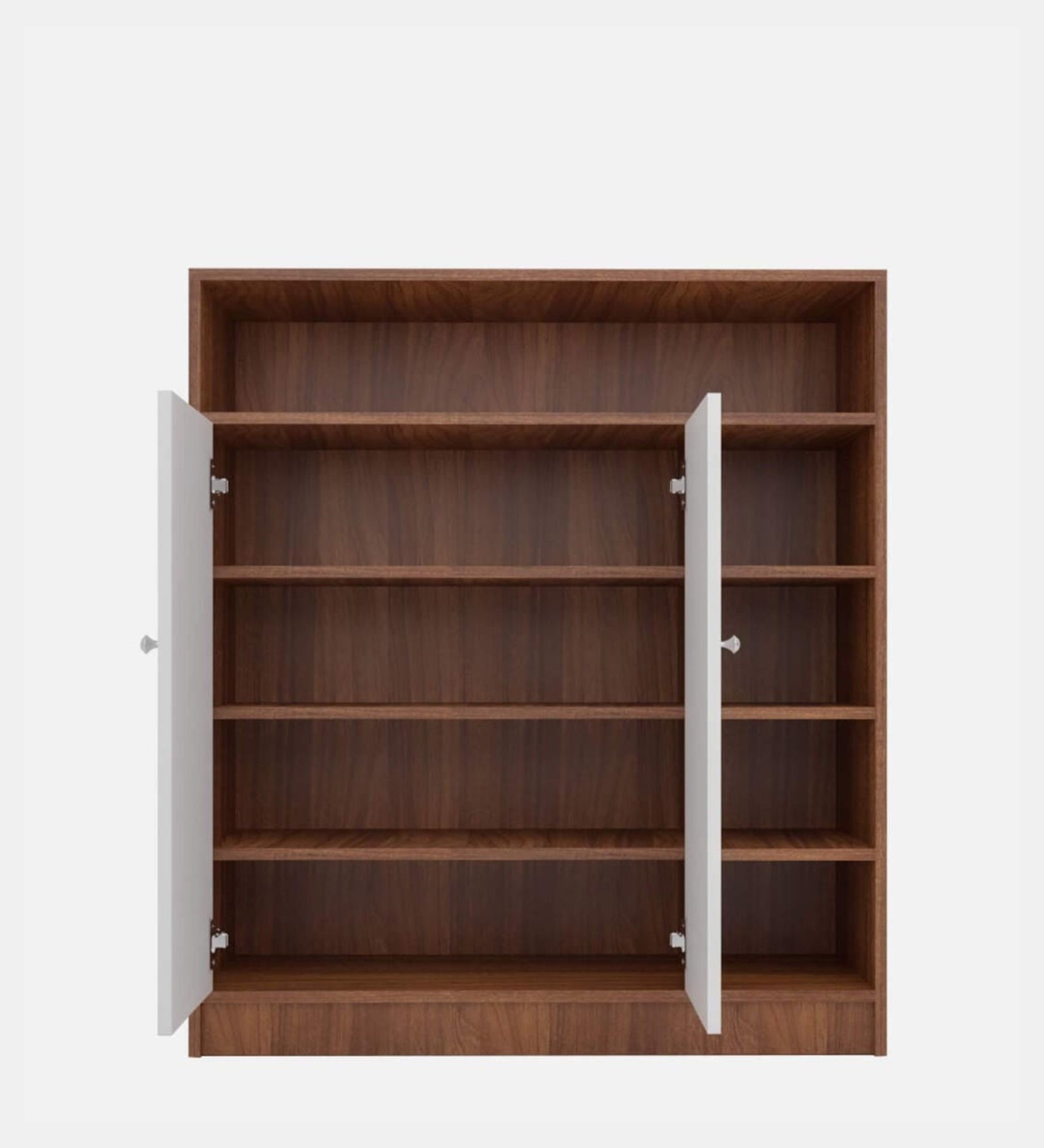 Oviar Shoe Rack In Oral Walnut Finish - Febonic Living
