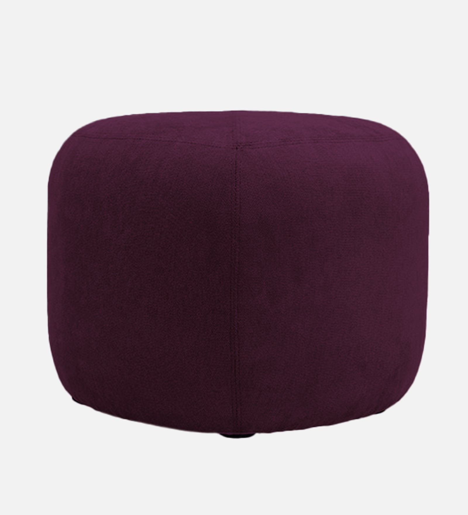 Keori Fabric Pouffe In Greek Purple Colour - Febonic Living