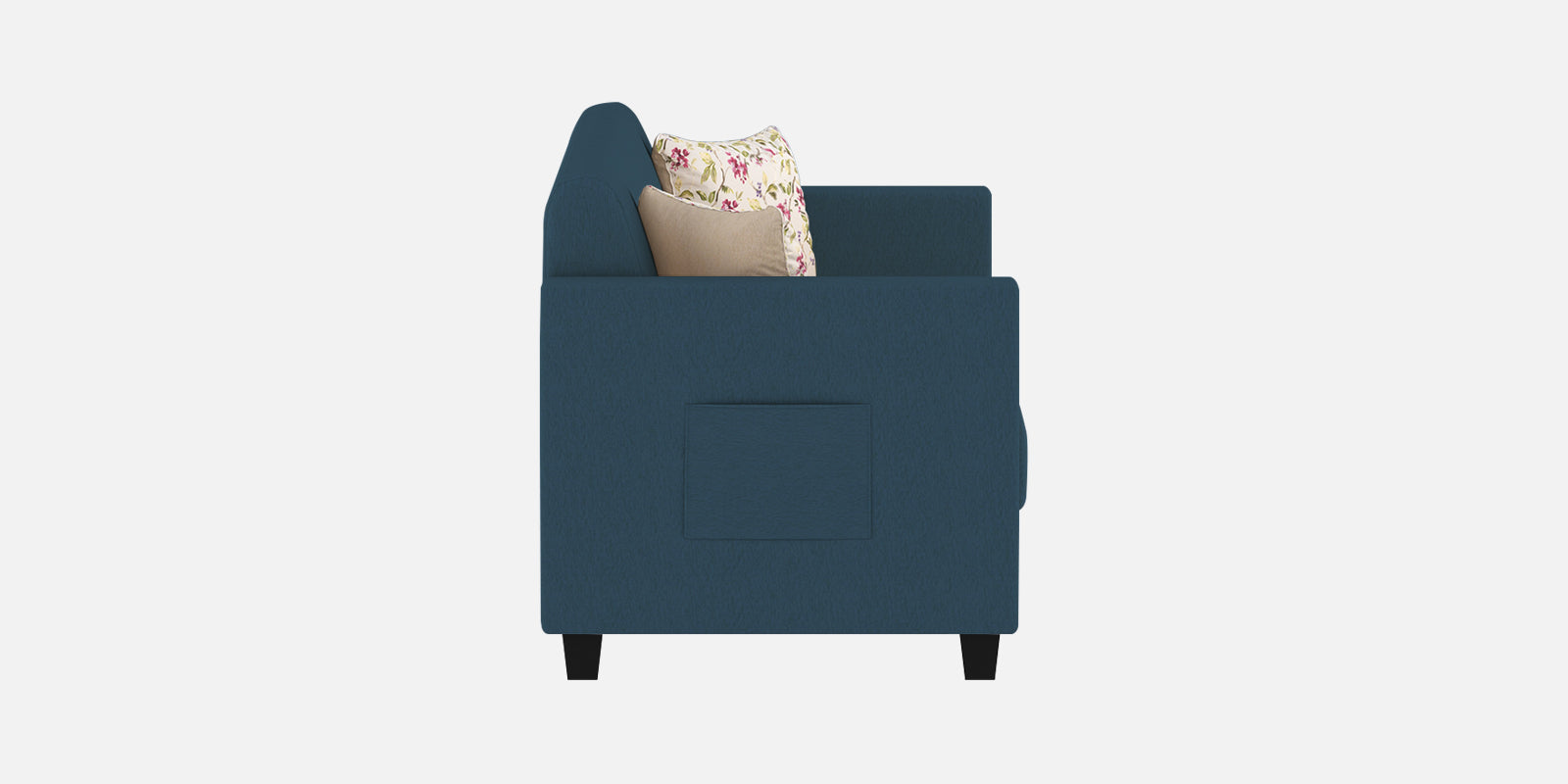 Gozi Fabric 2 Seater Sofa In Light Blue Colour - Febonic Living