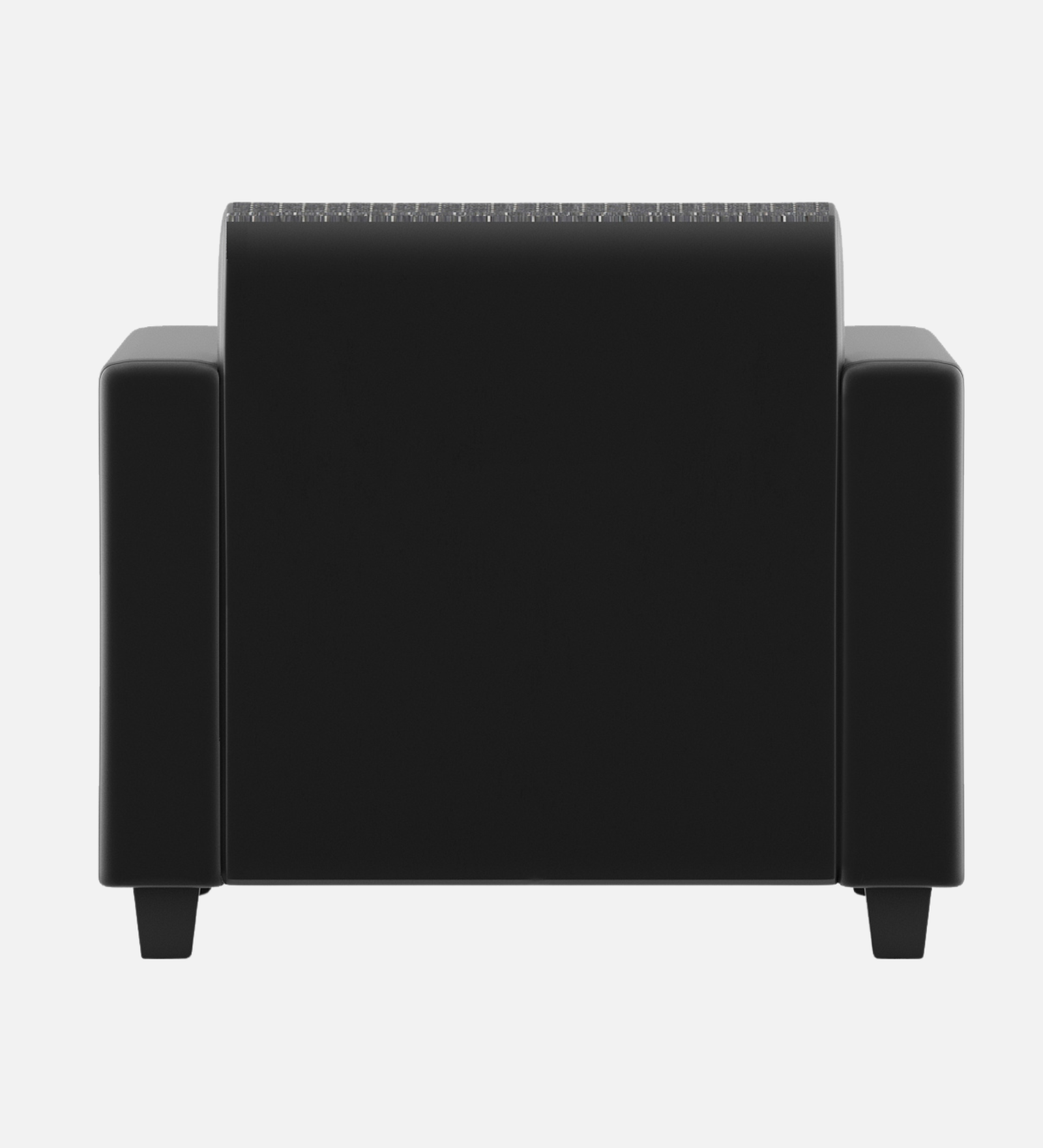 Juno Fabric 1 Seater Sofa In  Lama Black Colour - Febonic Living