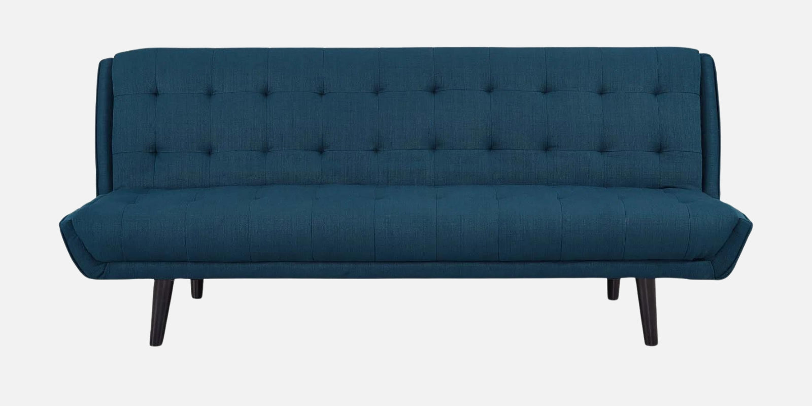Saso Fabric Convertible Sofa Cum Bed In Light Blue Colour - Febonic Living