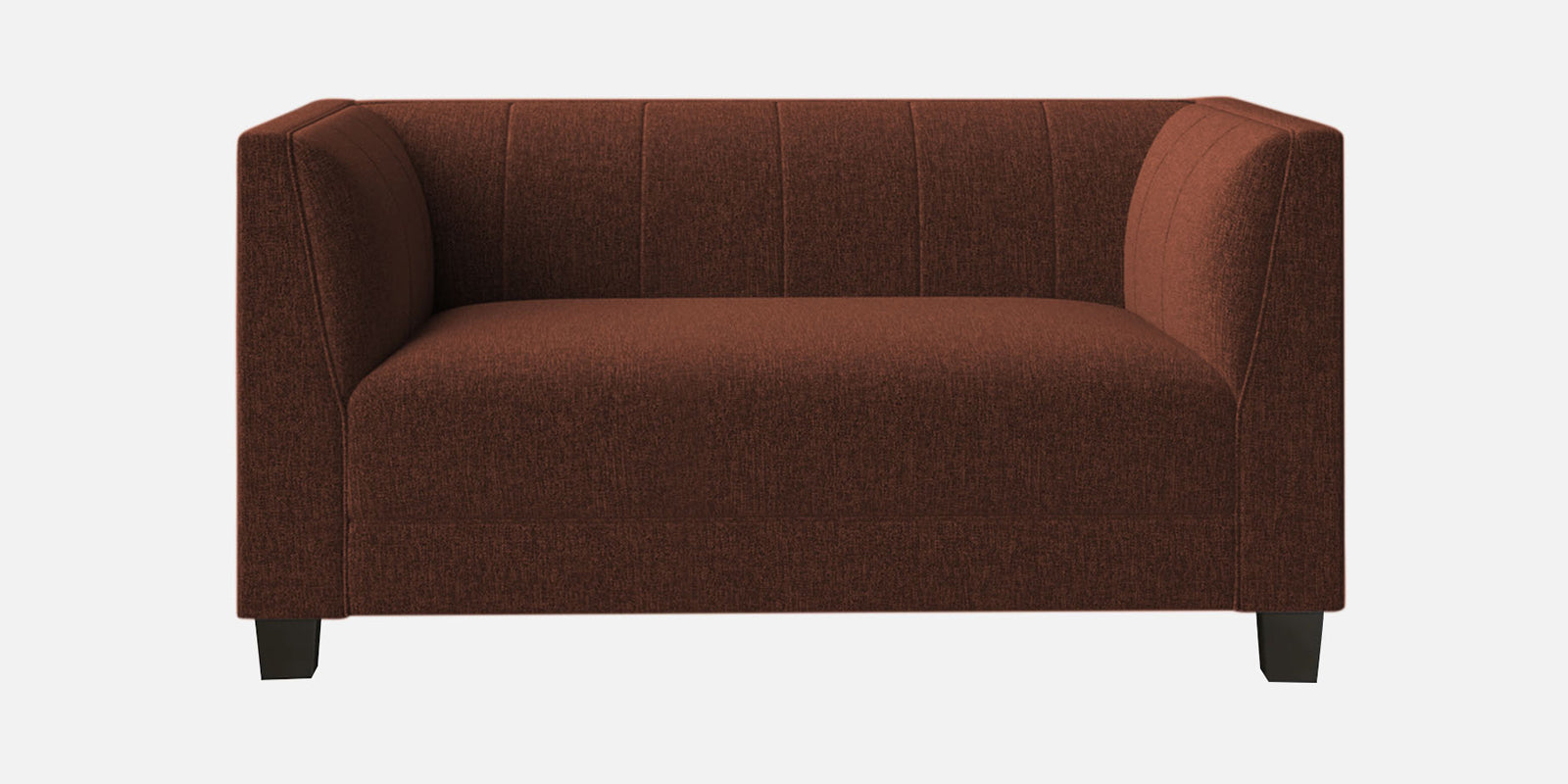 Chastin Fabric 2 Seater Sofa In Coffee Brown Colour - Febonic Living