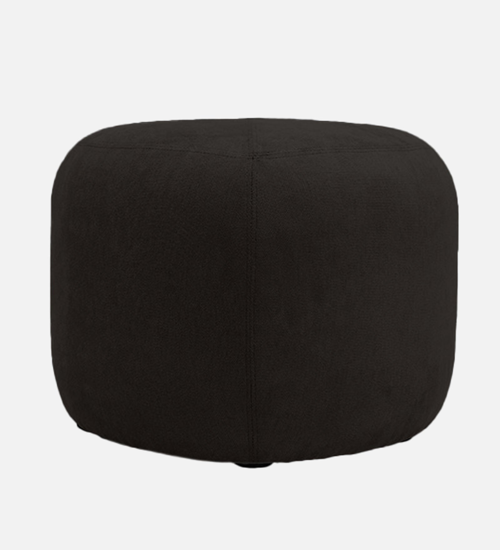 Keori Fabric Pouffe In Zed Black Colour - Febonic Living