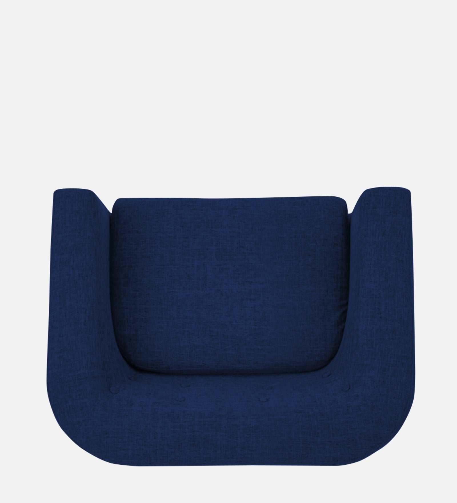 Casper Fabric 1 Seater Sofa In Royal Blue Colour - Febonic Living