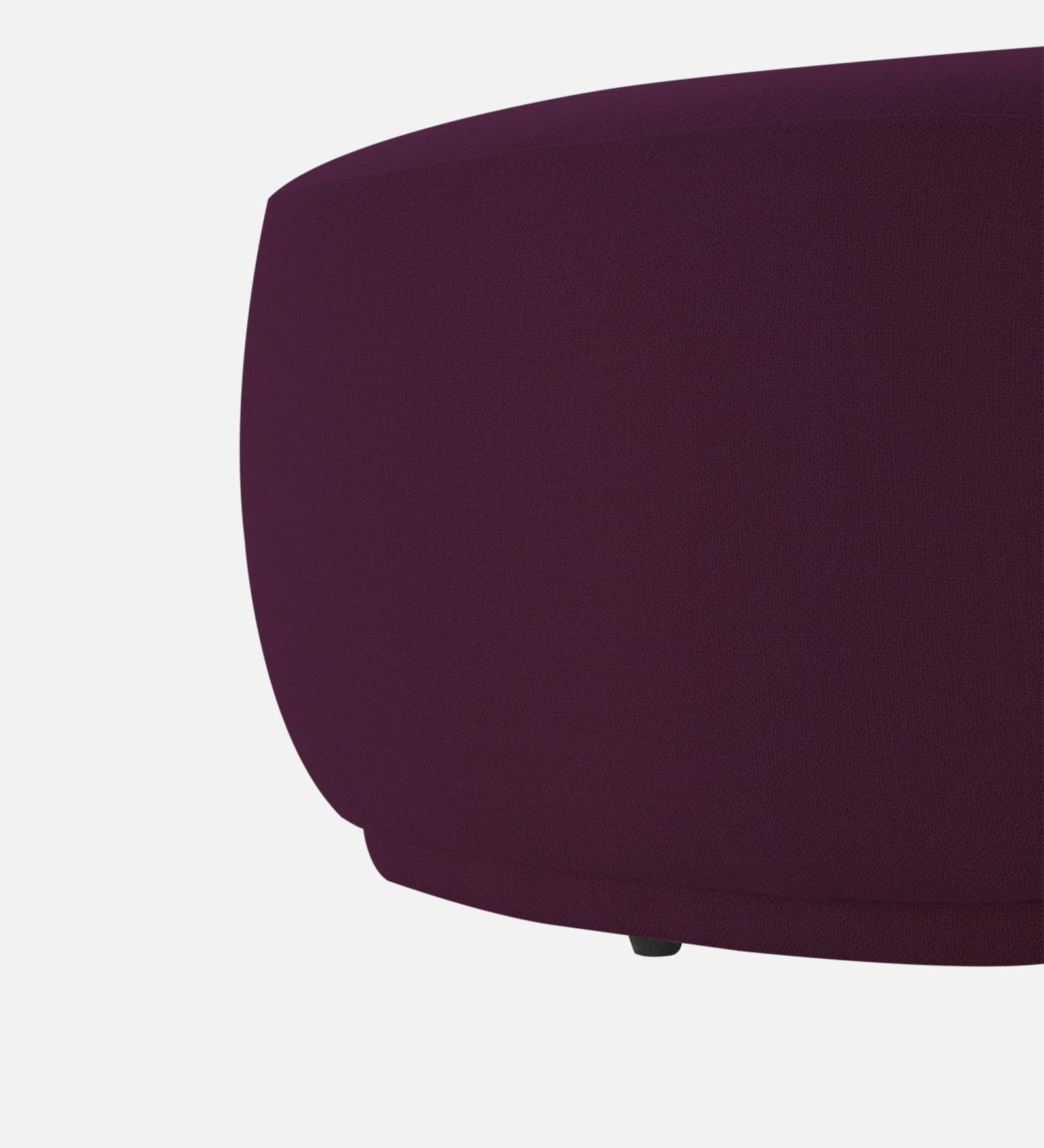 Nona Fabric Pouffe In Greek Purple Colour - Febonic Living