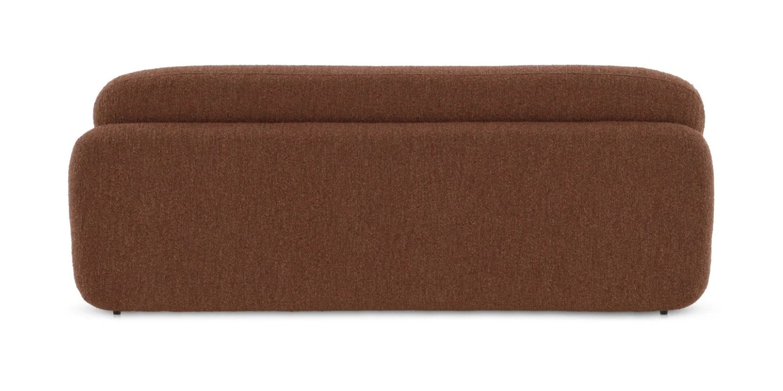 Soren Boucle Fabric 3 Seater Sofa In Bringo Brown Colour - Febonic Living