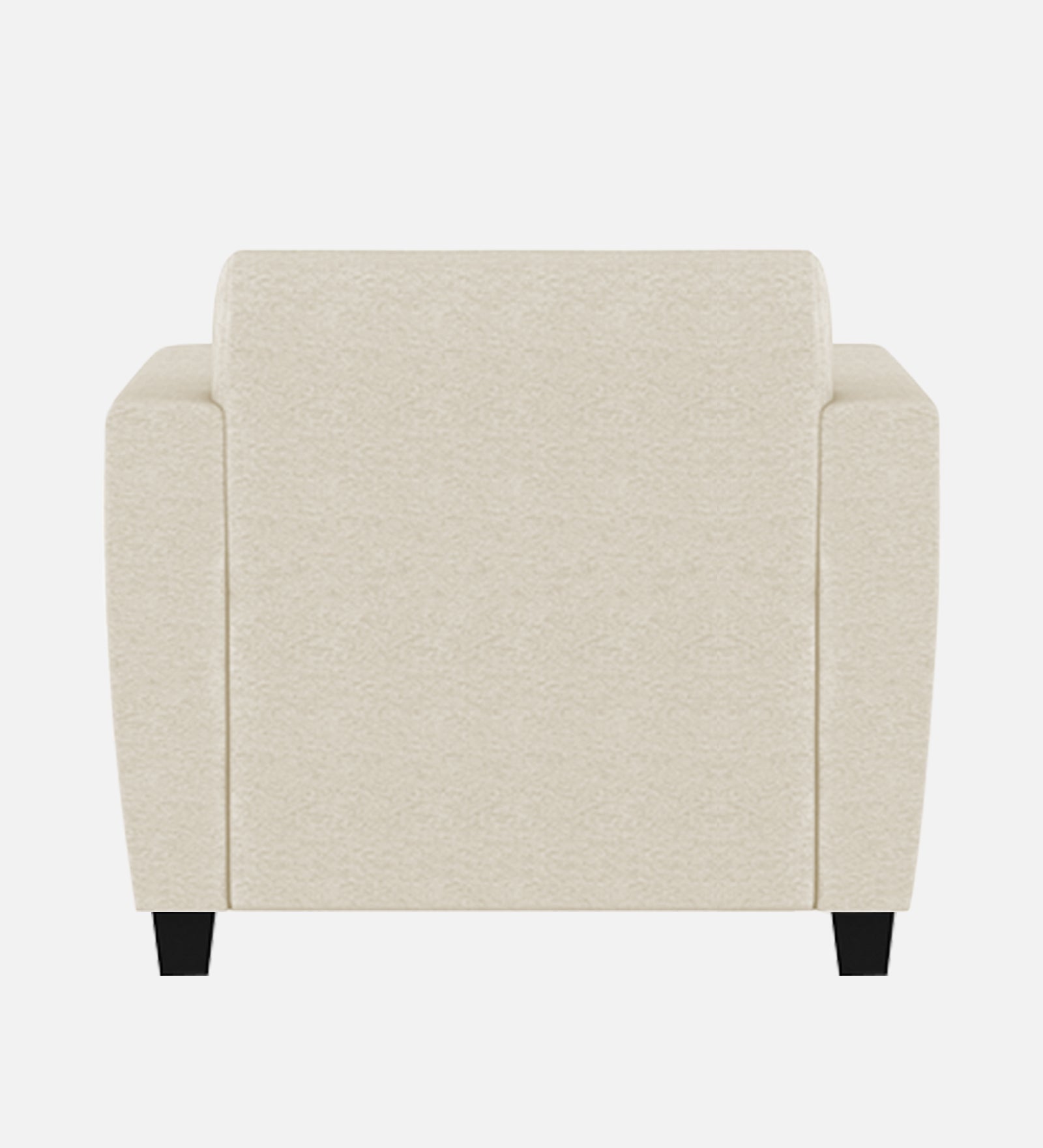 Gozi Fabric 1 Seater Sofa In Ivory Cream Colour - Febonic Living