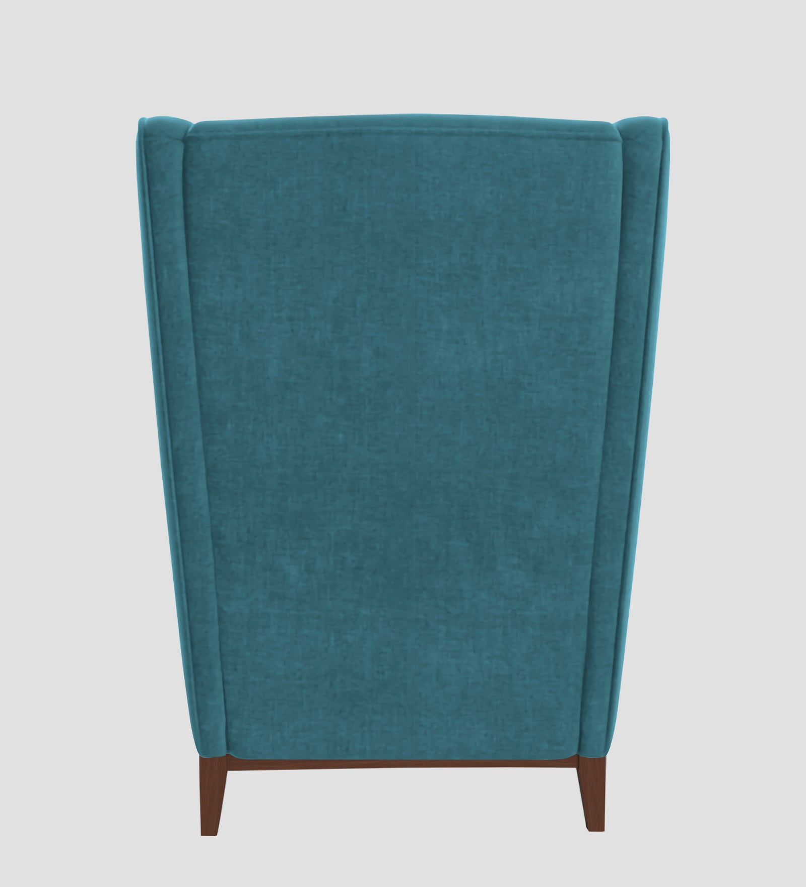 Suri Velvet Wing Chair In Aqua Blue Colour - Febonic Living