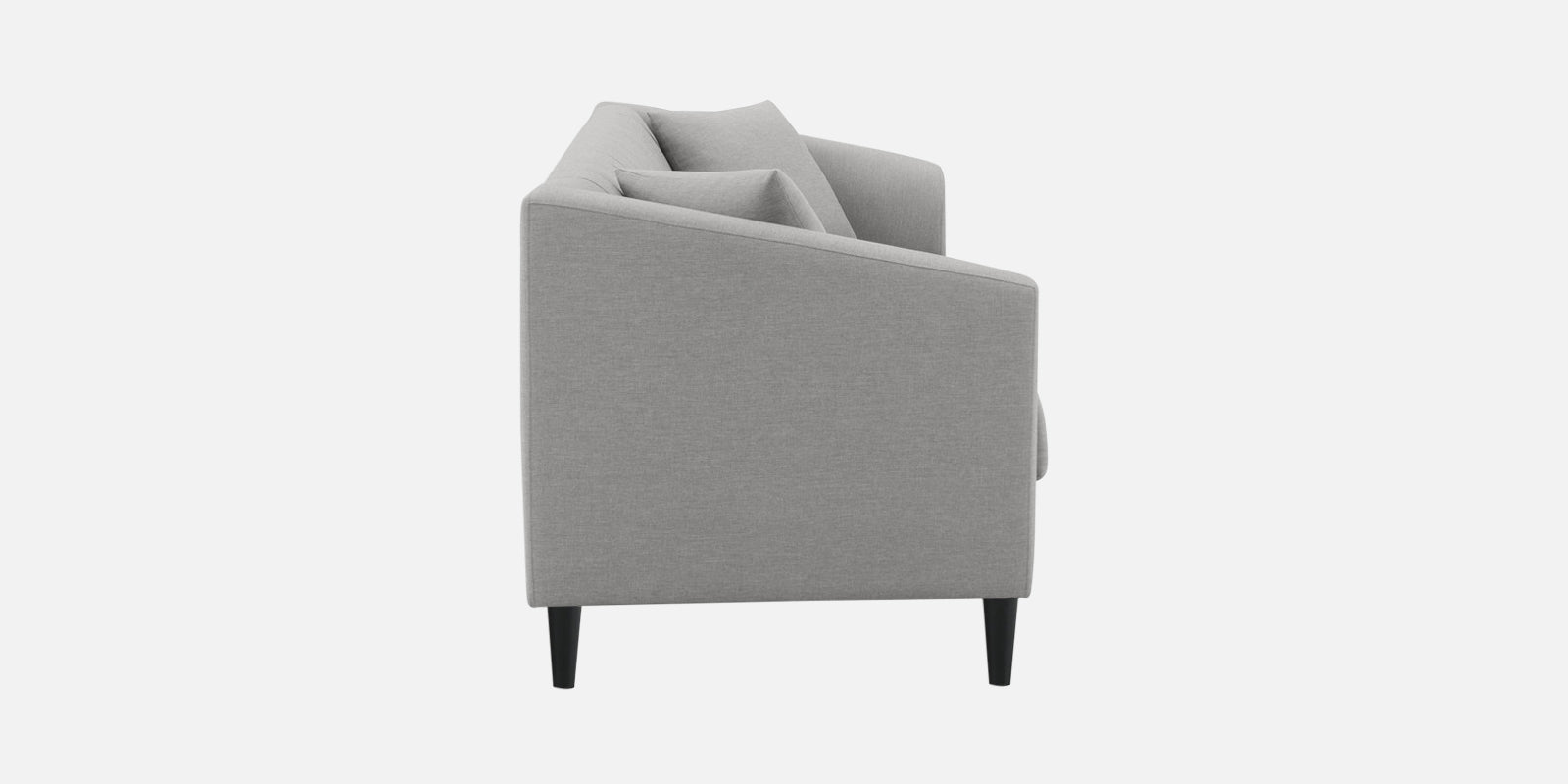 Polon Fabric 2 Seater Sofa In Silver Grey Colour - Febonic Living