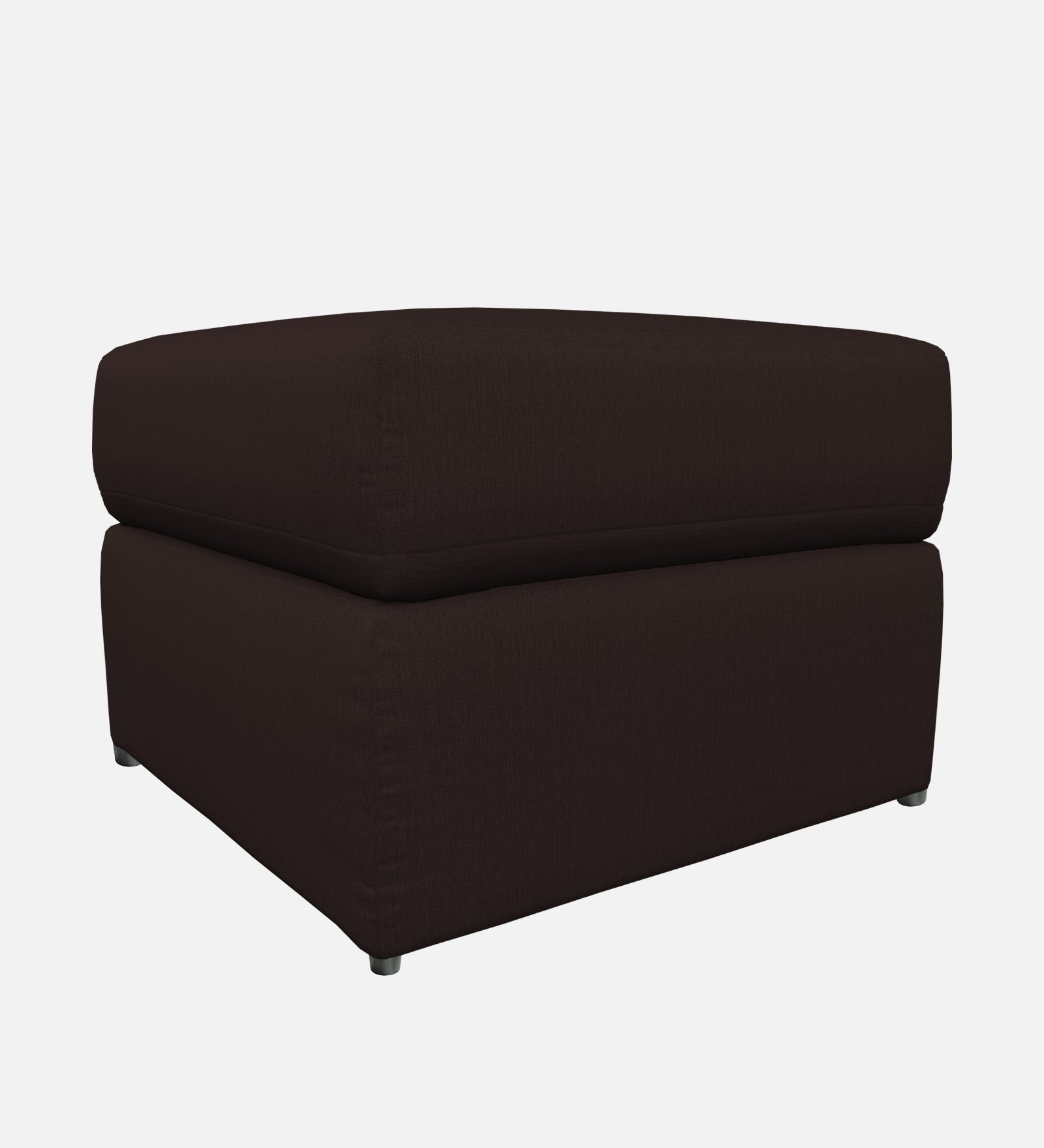 Penny Fabric Ottoman In Cara Brown Colour With Storage - Febonic Living