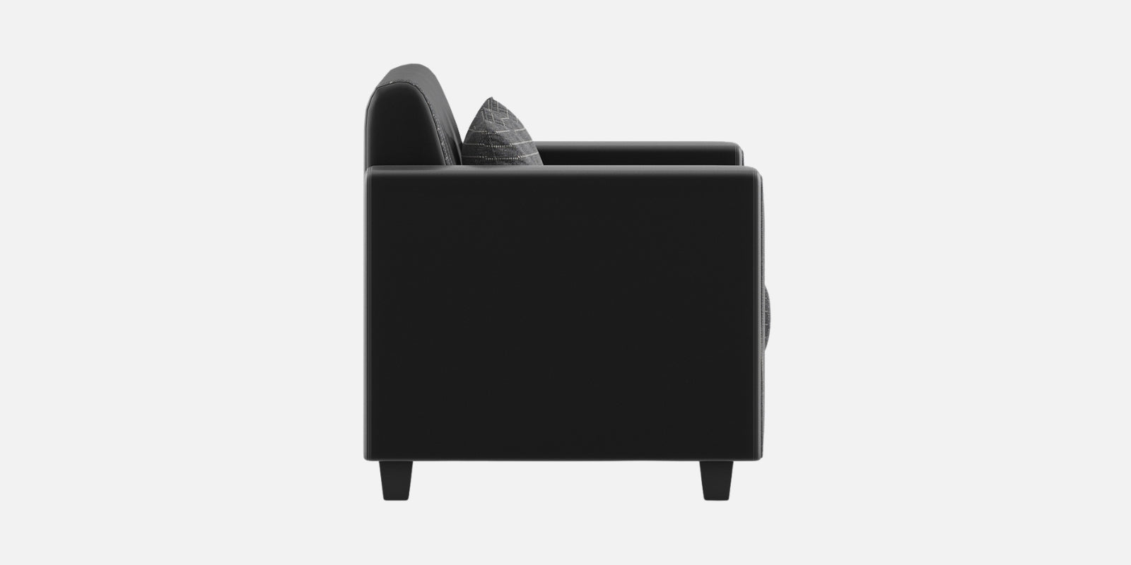 Juno Fabric 2 Seater Sofa In Lama Black Colour - Febonic Living