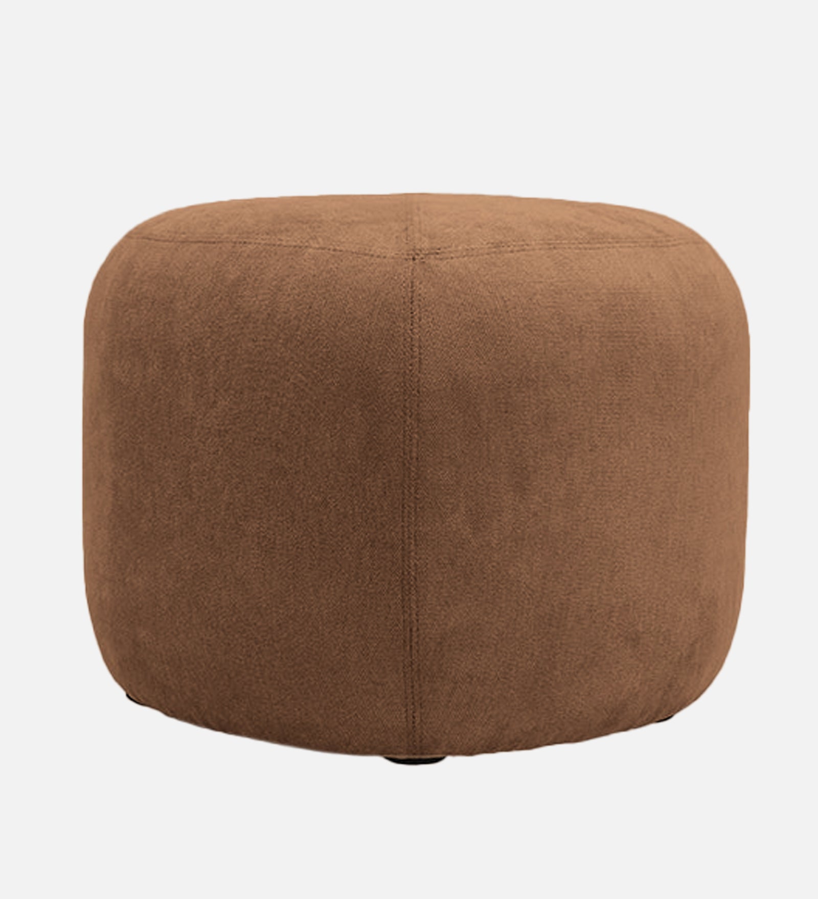 Keori Fabric Pouffe In Cookie Beige Colour - Febonic Living