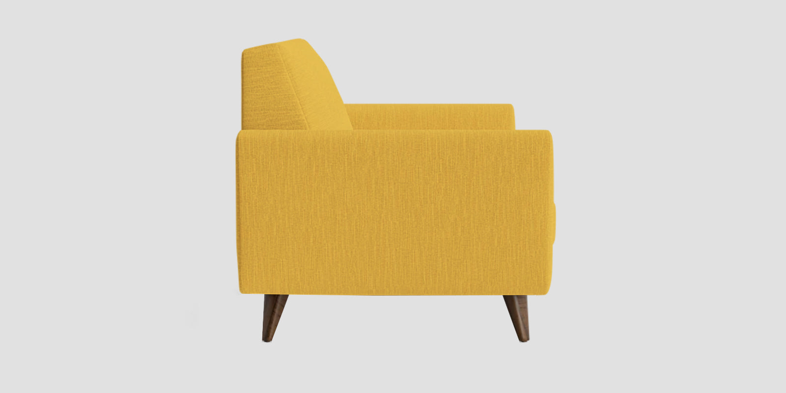 Jasmin Fabric 3 Seater Sofa In Bold Yellow Colour - Febonic Living