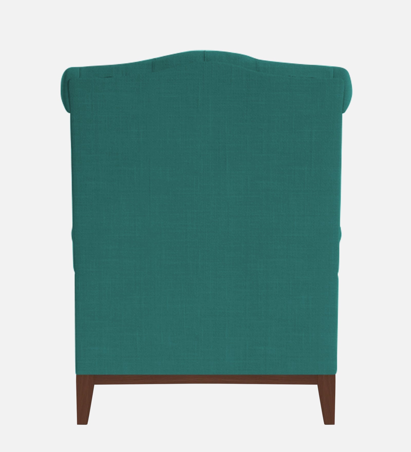 Nory Fabric Wing Chair In Sea Green Colour - Febonic Living