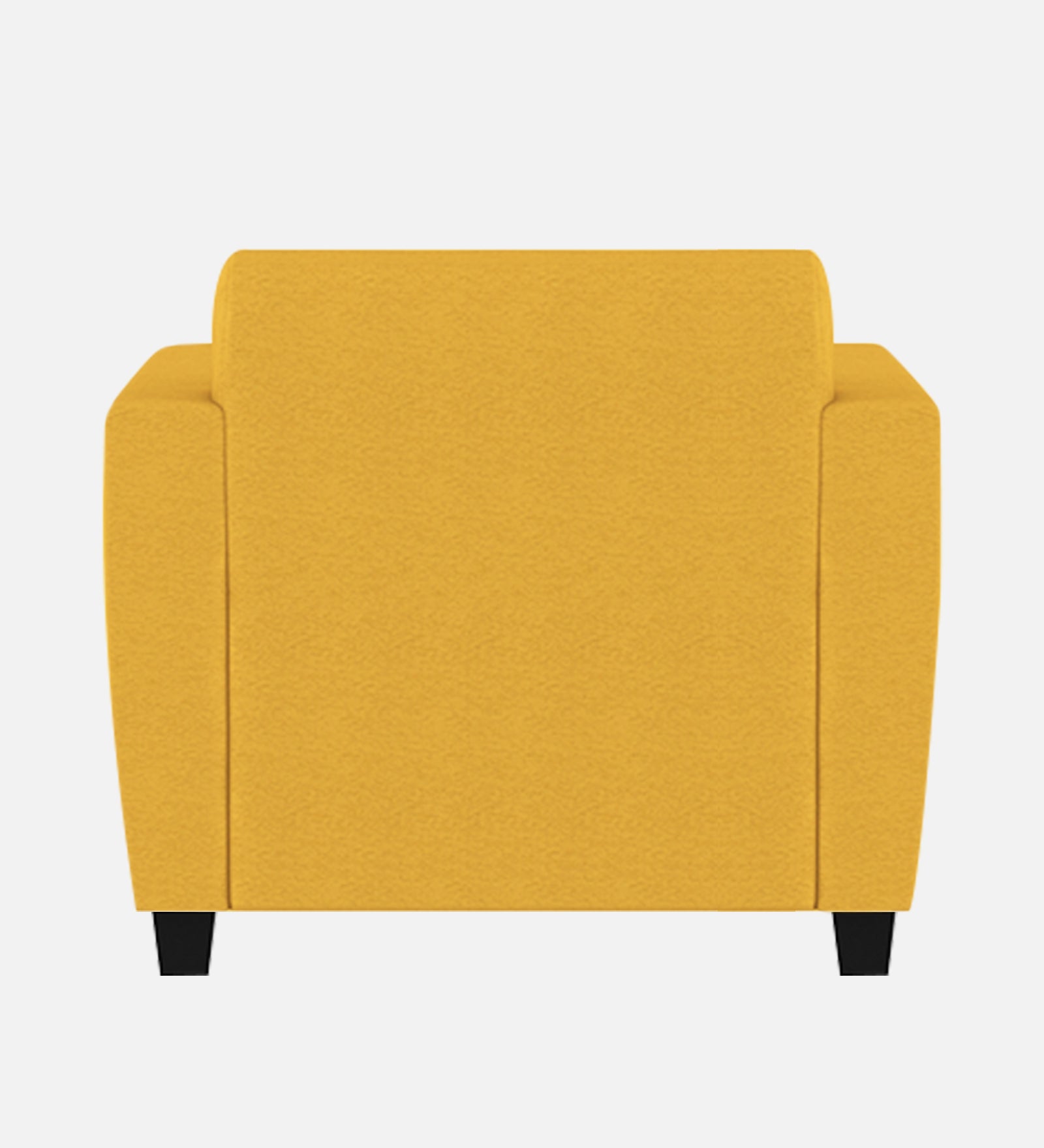Gozi Fabric 1 Seater Sofa In Bold Yellow Colour - Febonic Living