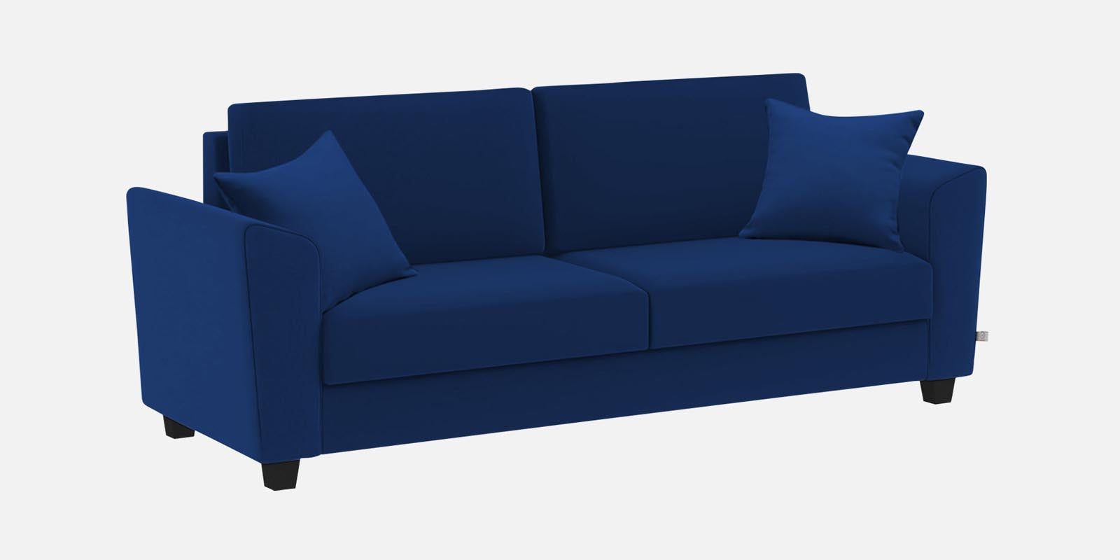 Daku Fabric 3 Seater Sofa In Royal Blue Colour - Febonic Living