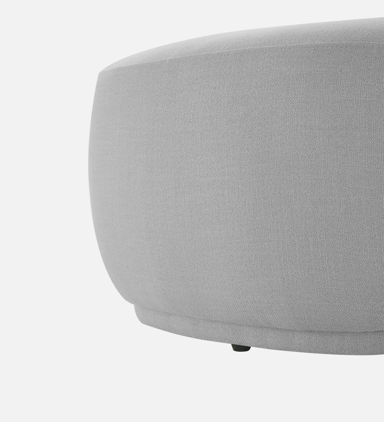 Nona Fabric Pouffe In Lit Grey Colour - Febonic Living