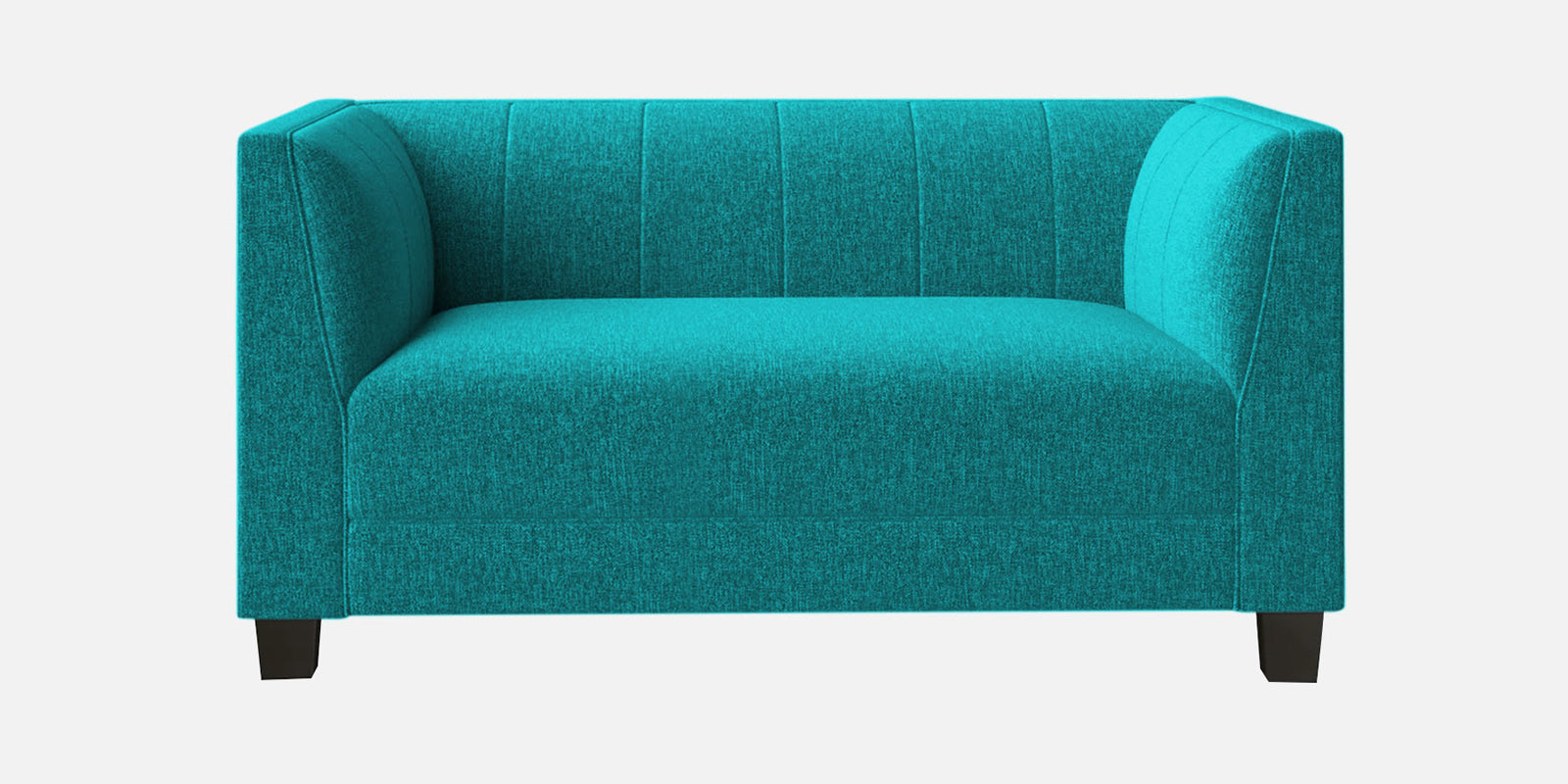 Chastin Fabric 2 Seater Sofa In Sea Green Colour - Febonic Living