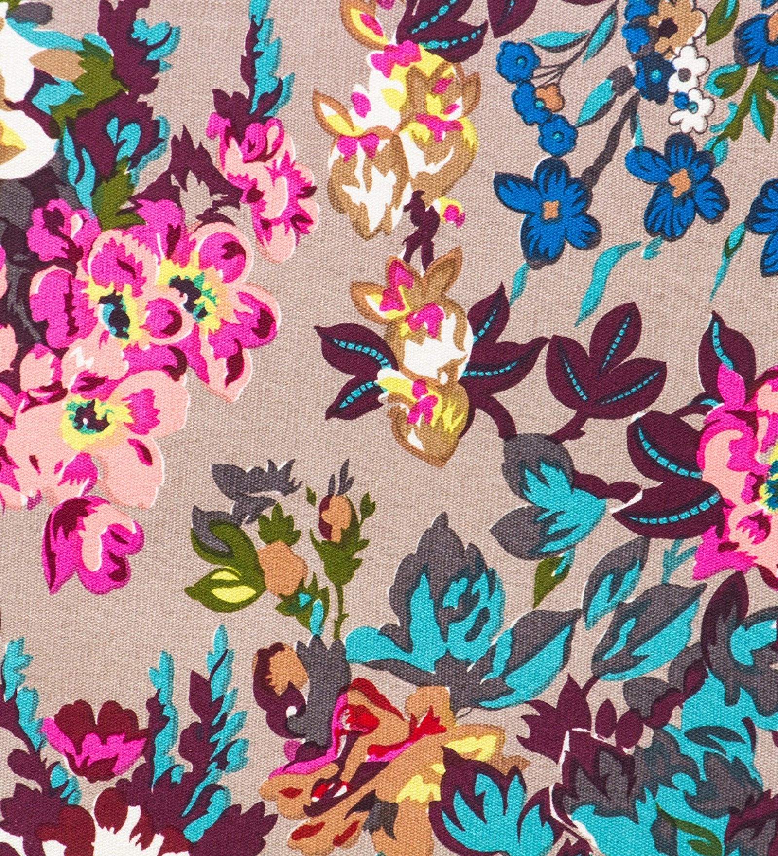 Moly Floral Print Fabric Accent Chair in Multi Colour - Febonic Living