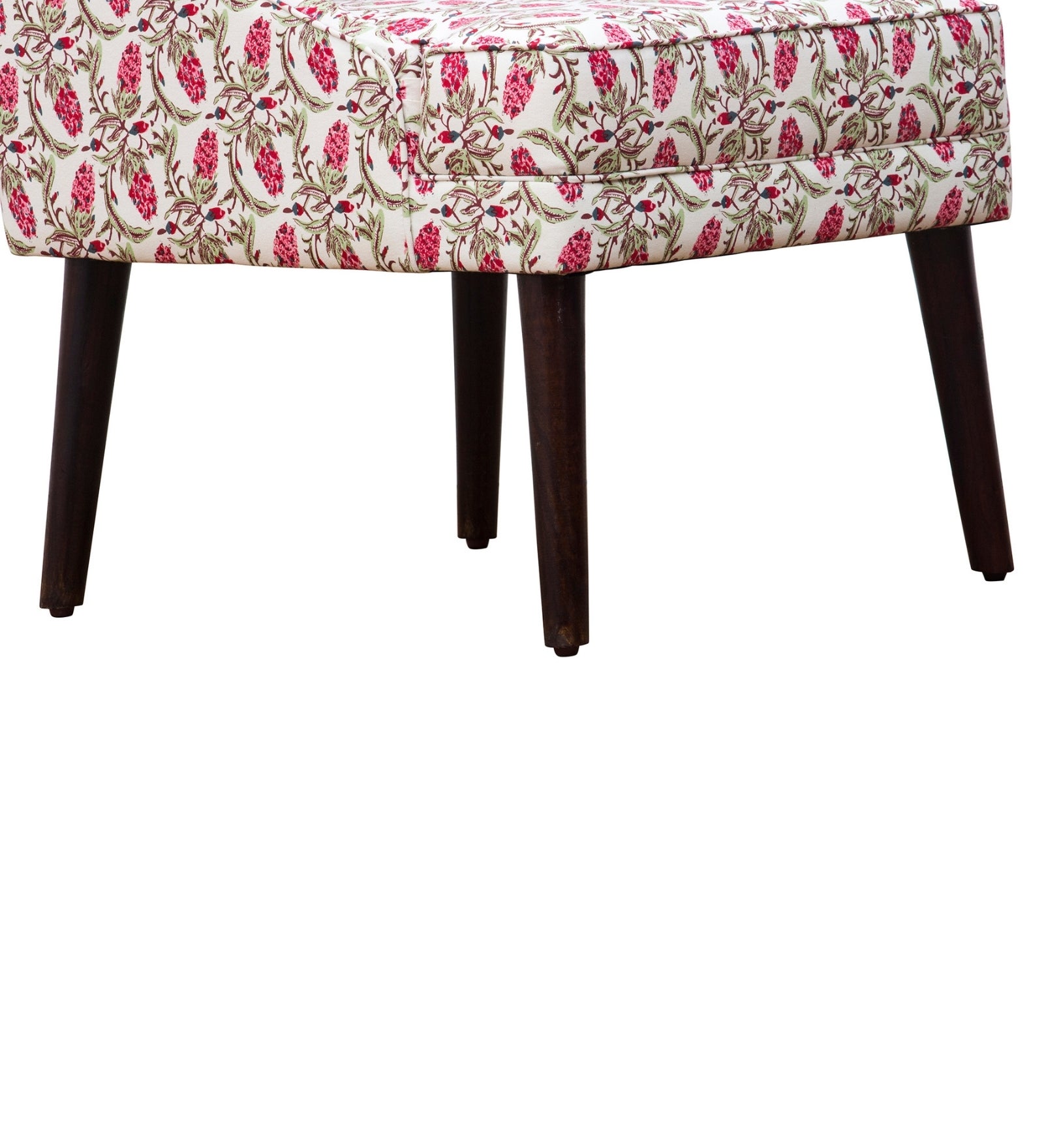 Moly Floral Print Fabric Accent Chair in Multi Colour - Febonic Living
