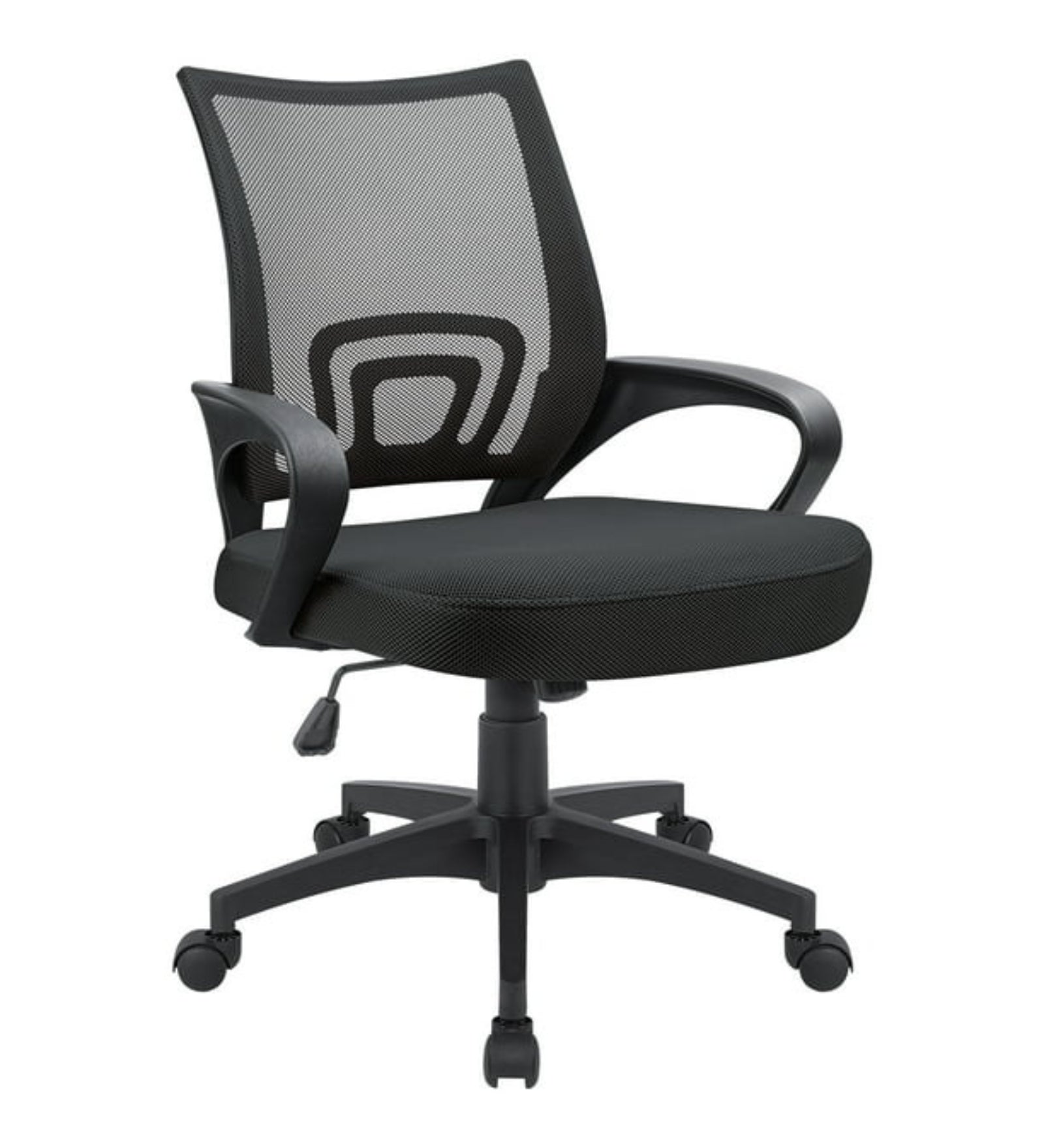 Panda Adjustable Mid Back Office Chair With Coco Black Colour - Febonic Living