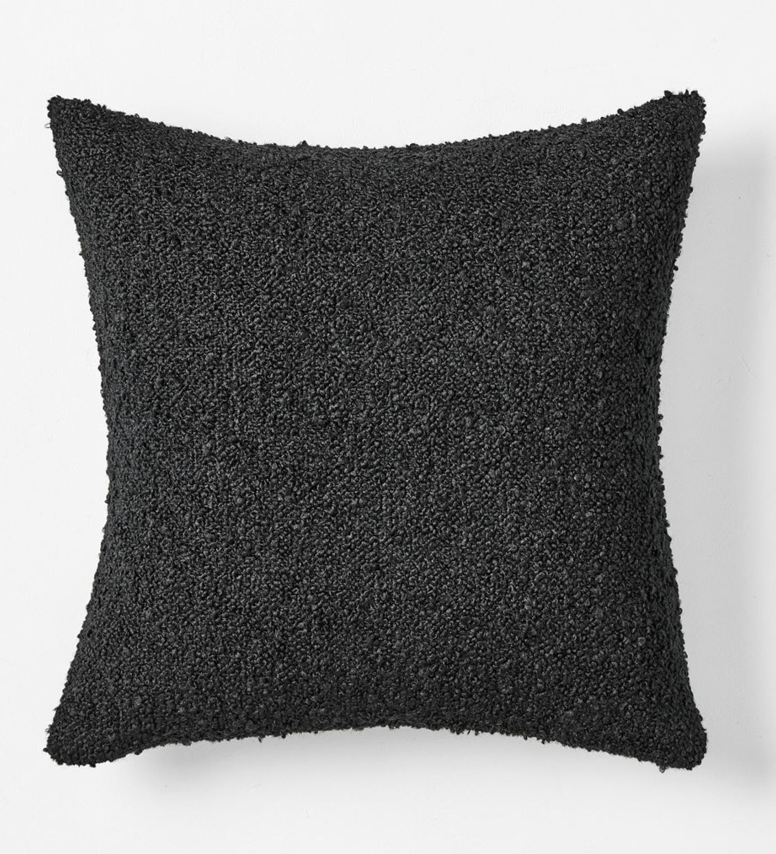 Cosy Boucle Fabric (16x 16in) Sofa Pillows In Avio Grey Colour (Pack of 2) - Febonic Living