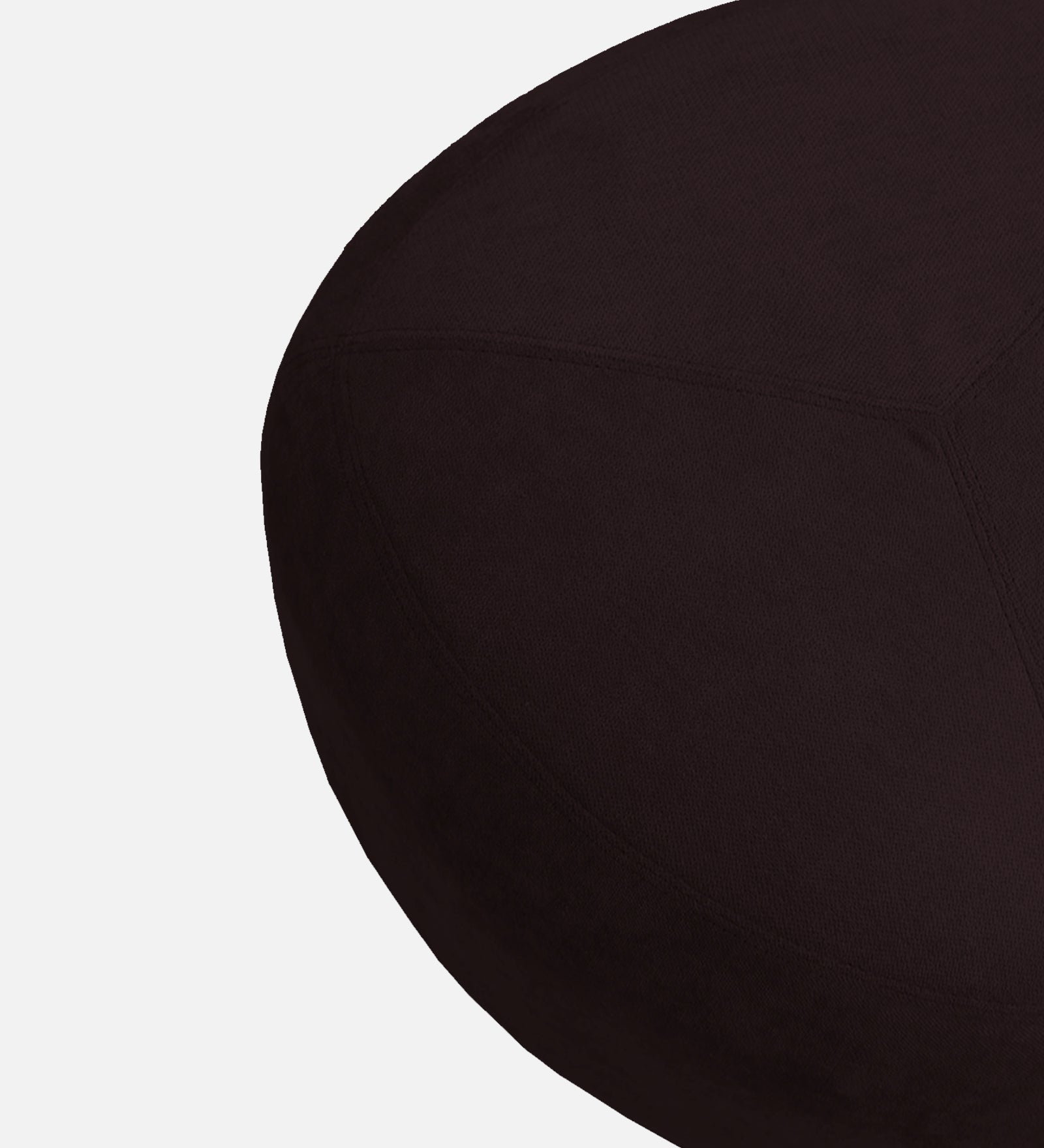 Keori Fabric Pouffe In Cara Brown Colour - Febonic Living