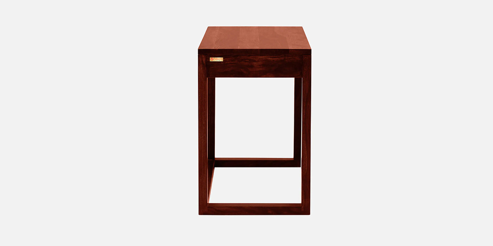 Uran Sheesham Wood Writing Table In Honey Oak Finish - Febonic Living
