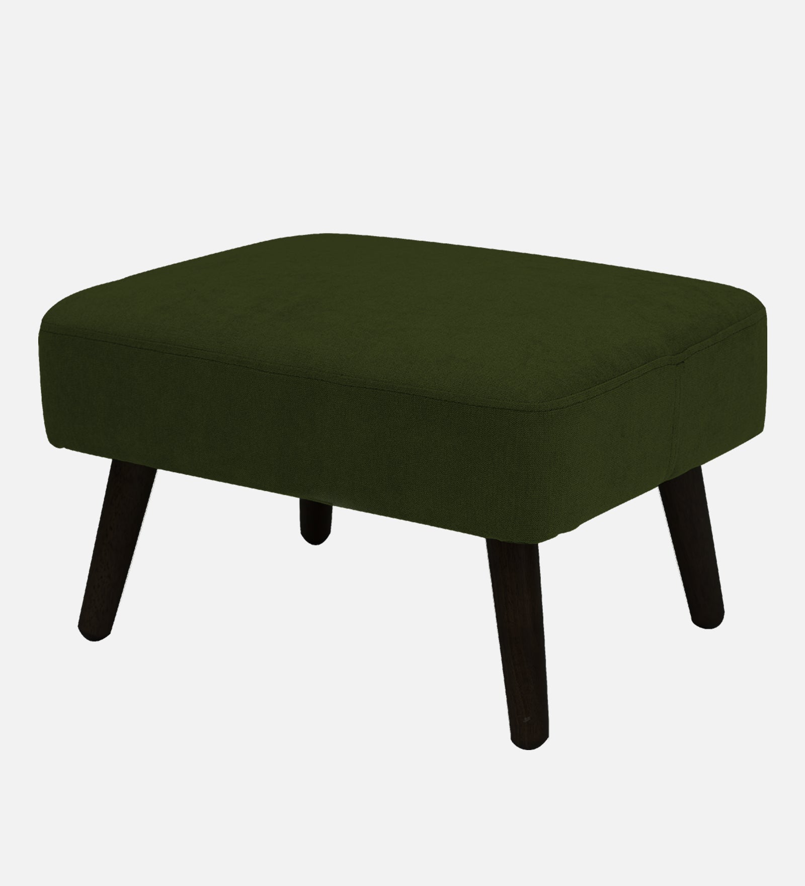 Luke Fabric Foot Stool In Olive Green Colour - Febonic Living