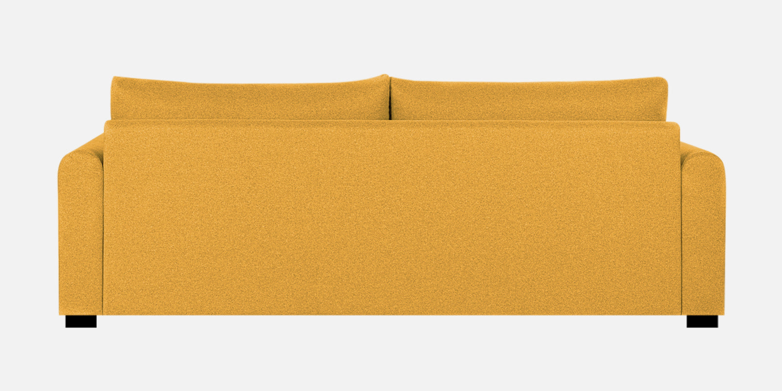 Sigma Fabric 3 Seater Sofa In Bold Yellow Colour - Febonic Living