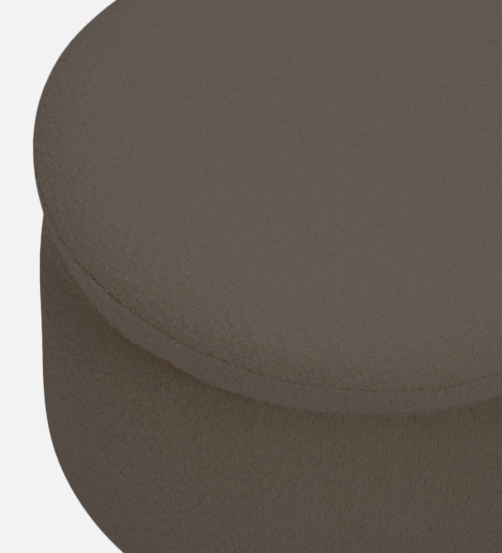 Noki Boucle Fabric Ottoman In Niya Beige Colour With Storage - Febonic Living