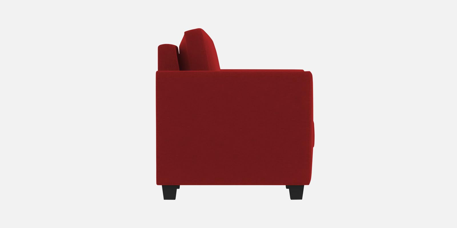 Daku Fabric 3 Seater Sofa In Blood Maroon Colour - Febonic Living