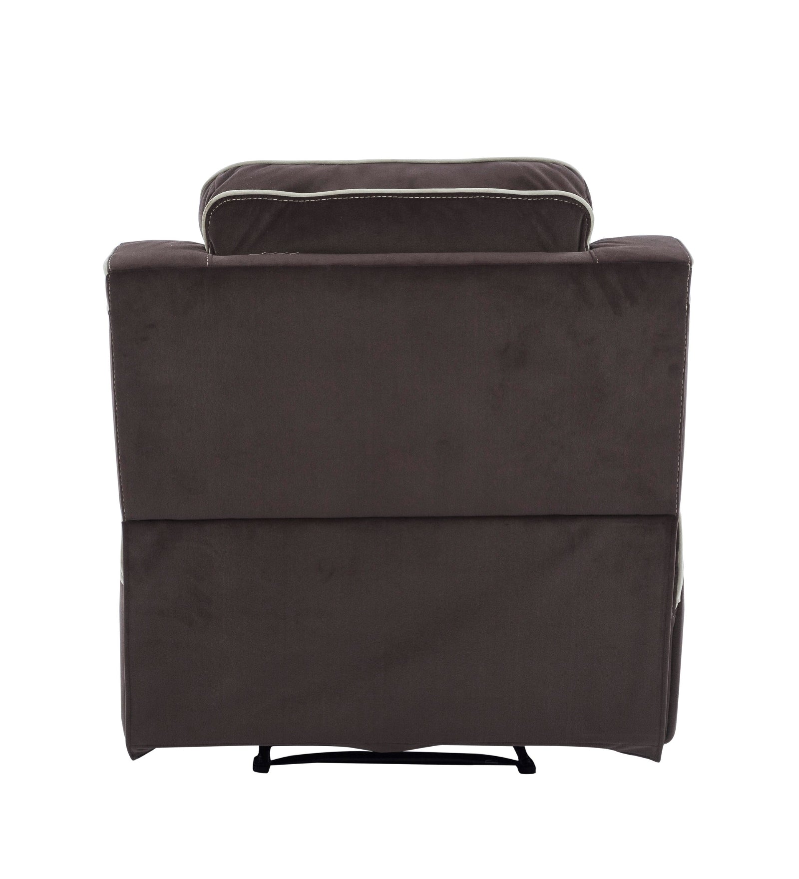 Wave Velvet 1 Seater Motorized Recliner In Mocha Brown Colour - Febonic Living