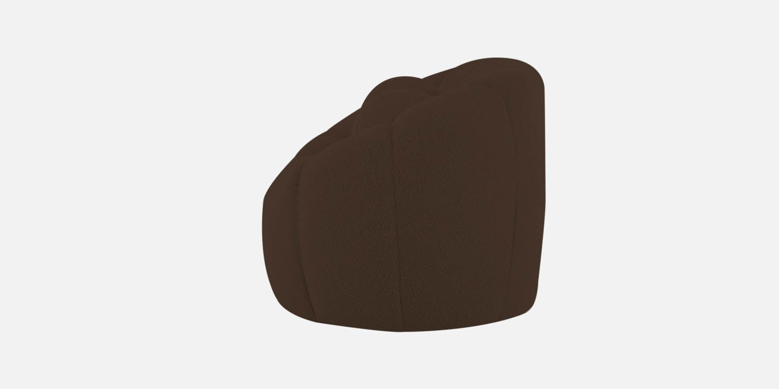 Boucle Fabric 3 Seater Sofa In Bringo Brown Colour - Febonic Living