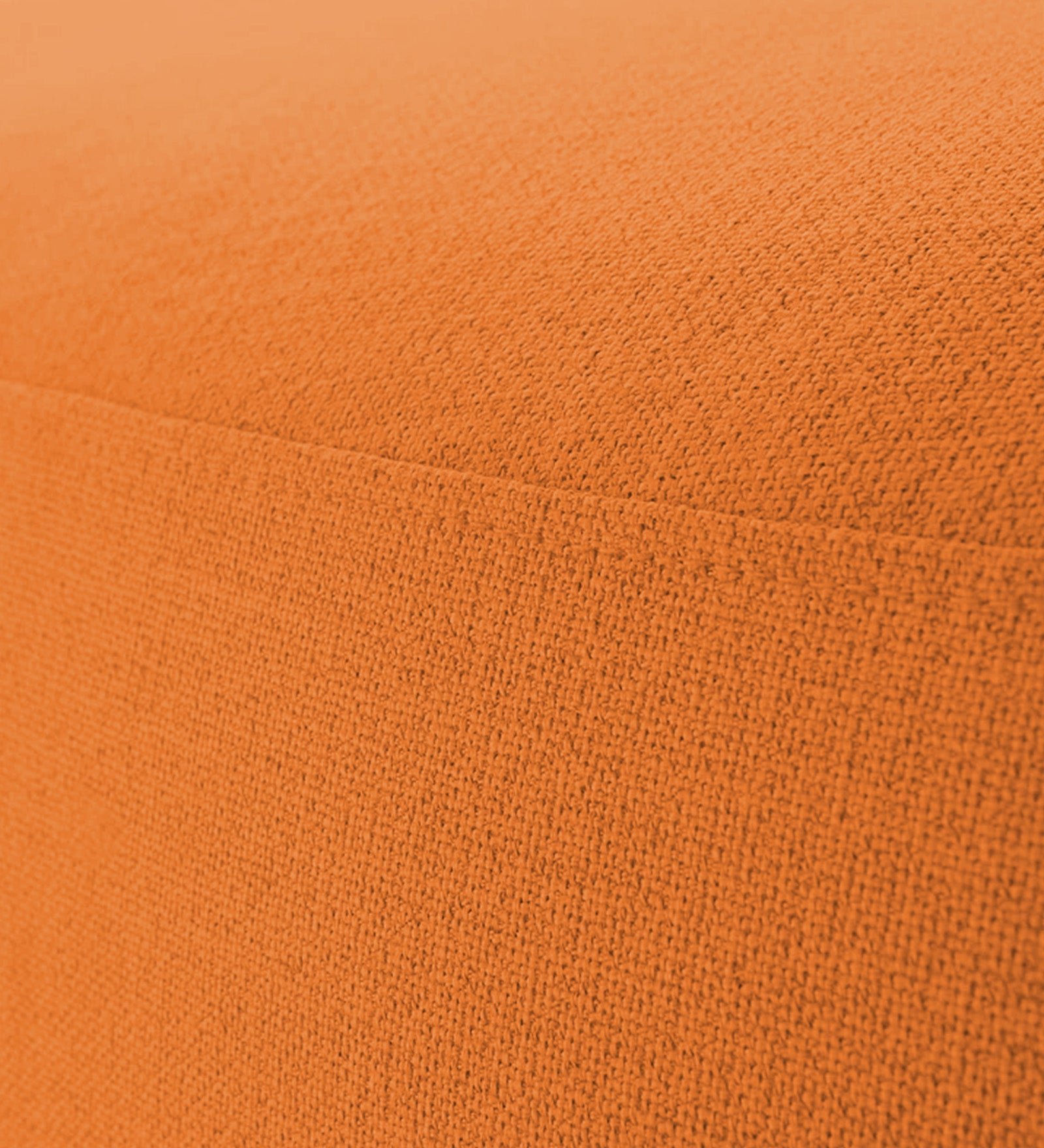 Nona Fabric Pouffe In Vivid Orange Colour - Febonic Living