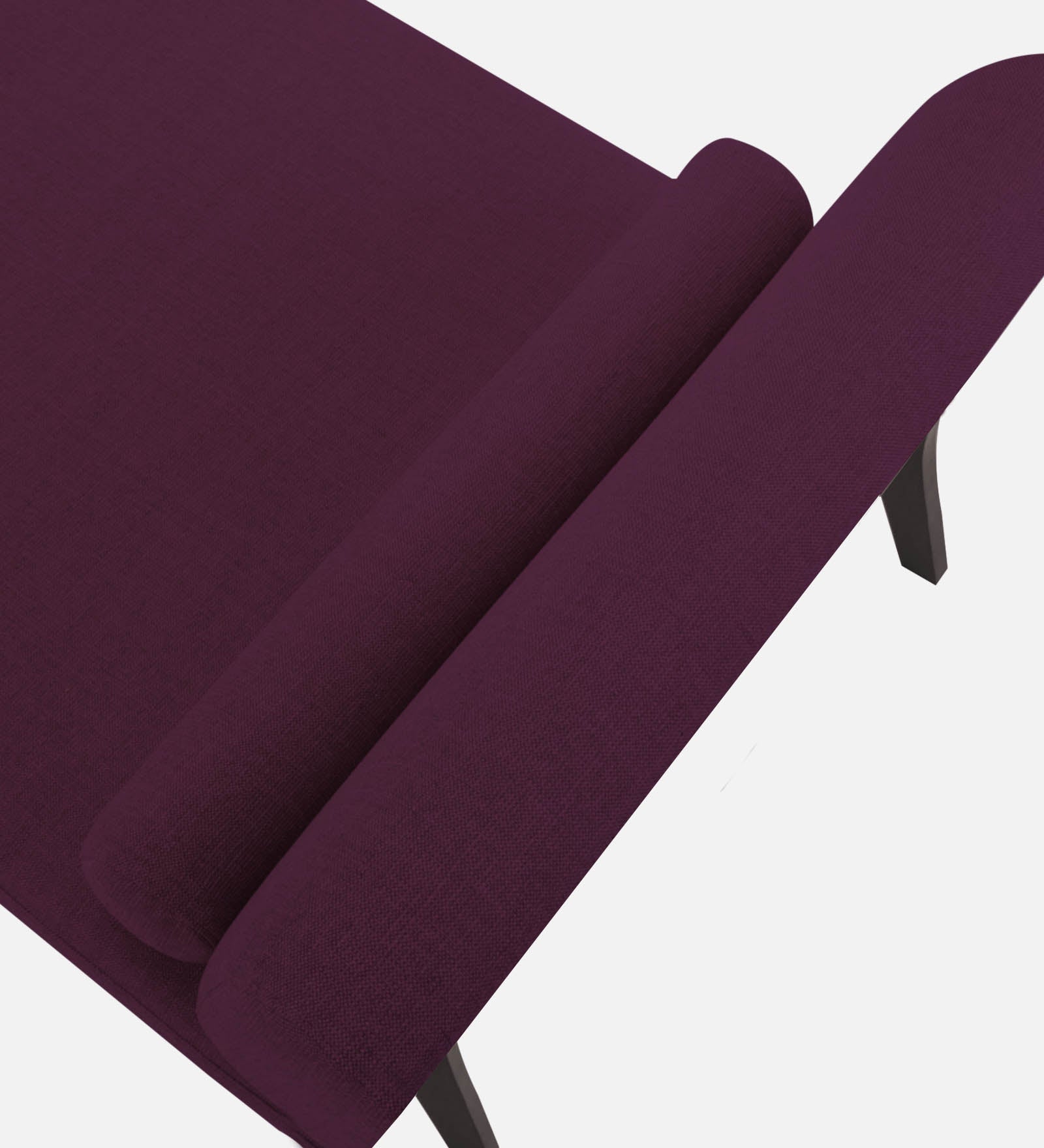 Noce Fabric Armless Chaise Lounger In Greek Purple Colour - Febonic Living