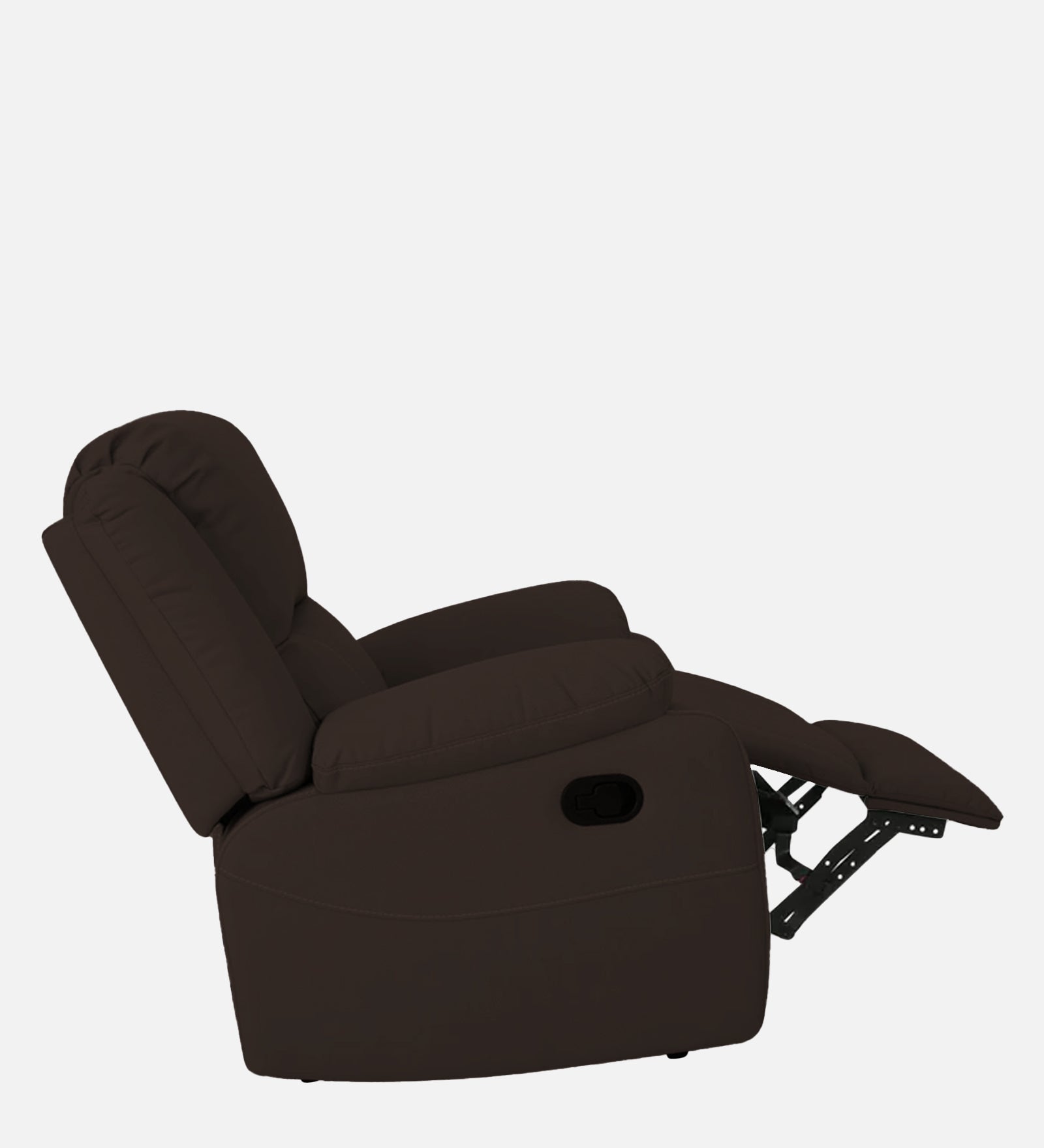 Adley Fabric 1 Seater Manual Recliner In Coco Brown Colour - Febonic Living