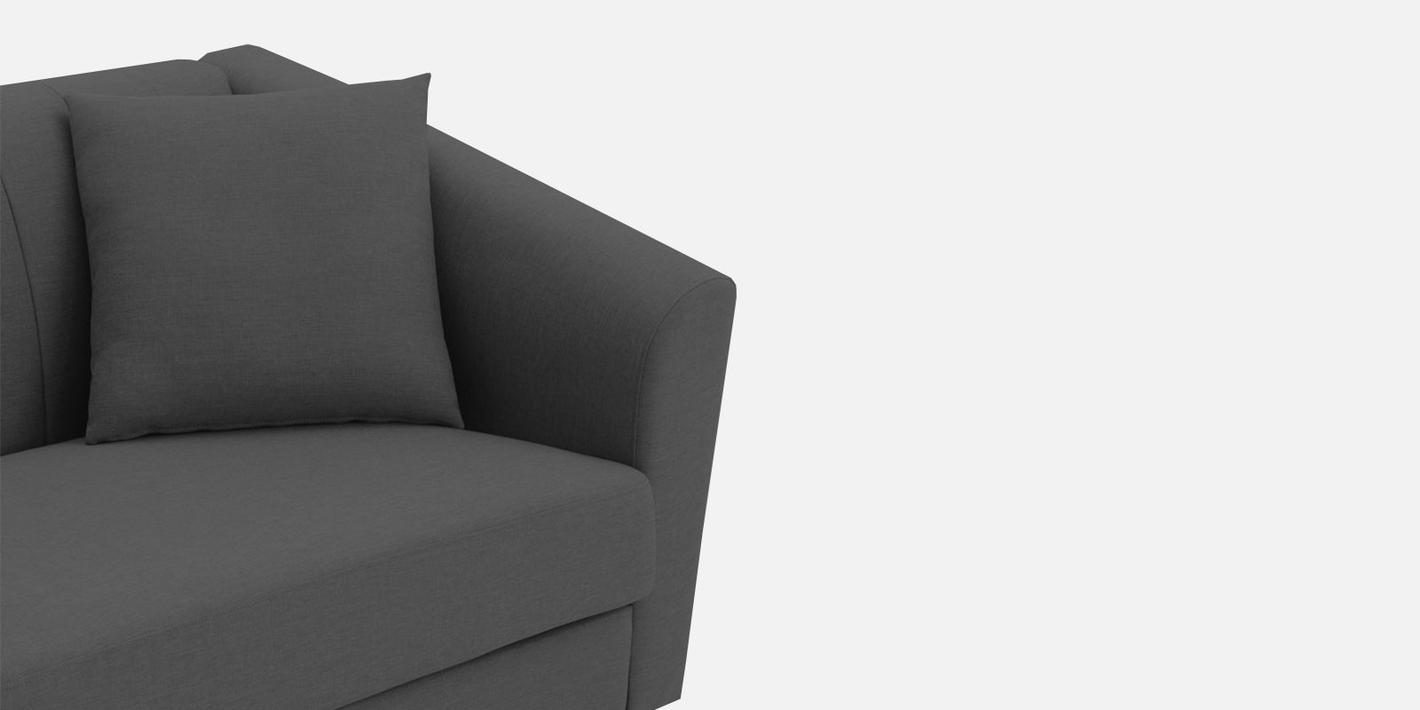 Polon Fabric 3 Seater Sofa In Stone Grey Colour - Febonic Living