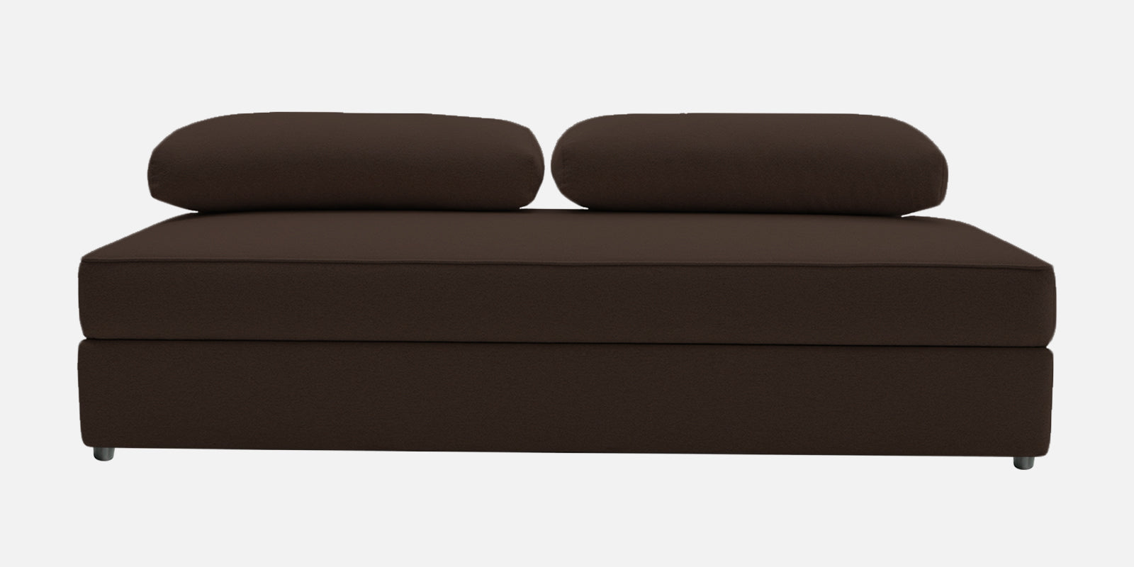Vito Fabric Day Bed In Cidar Brown Colour With Storage - Febonic Living