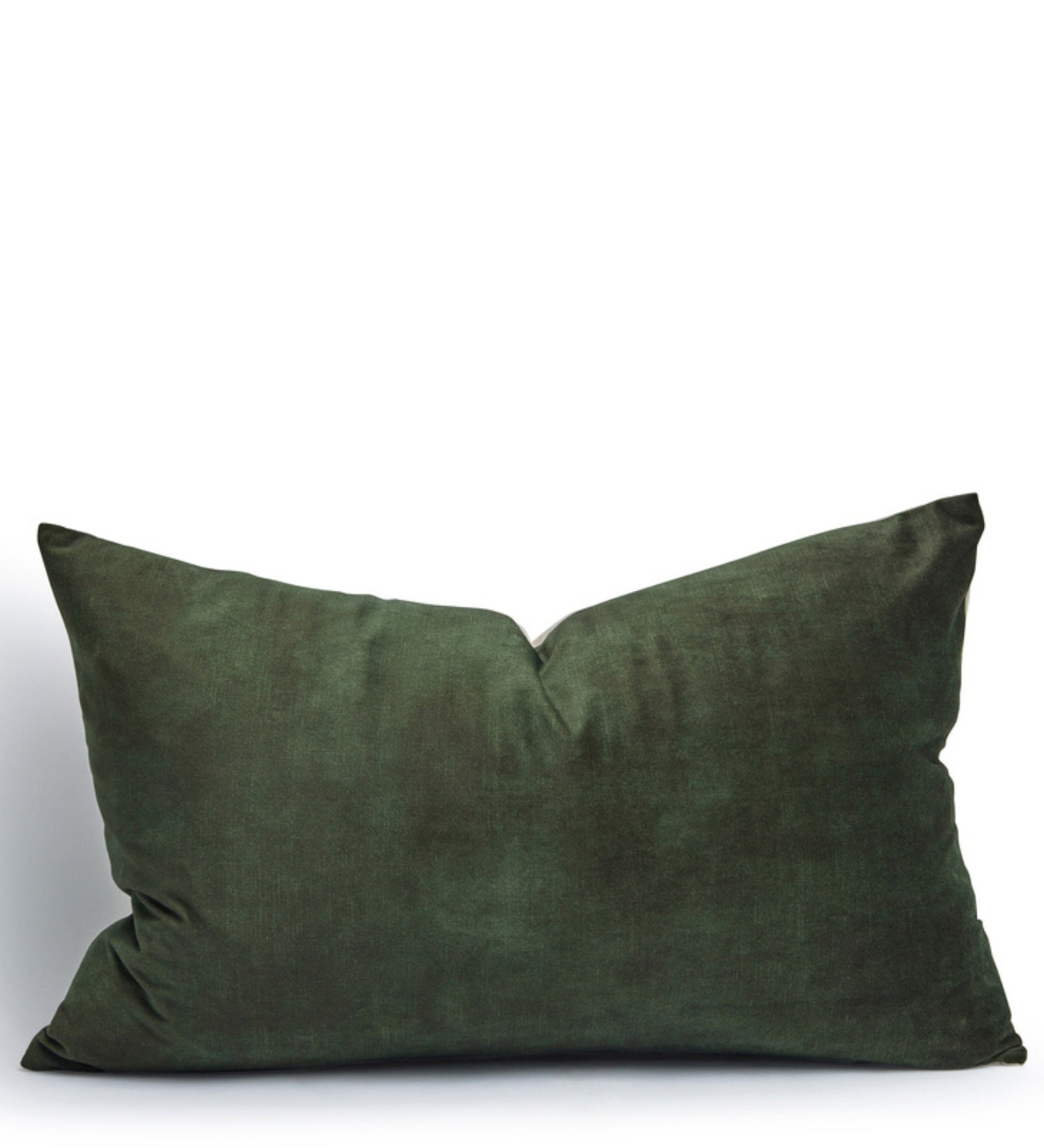Lexi Velvet (20x12) Fiber Pillows (Pack of 2) In Amazon Green Colour - Febonic Living