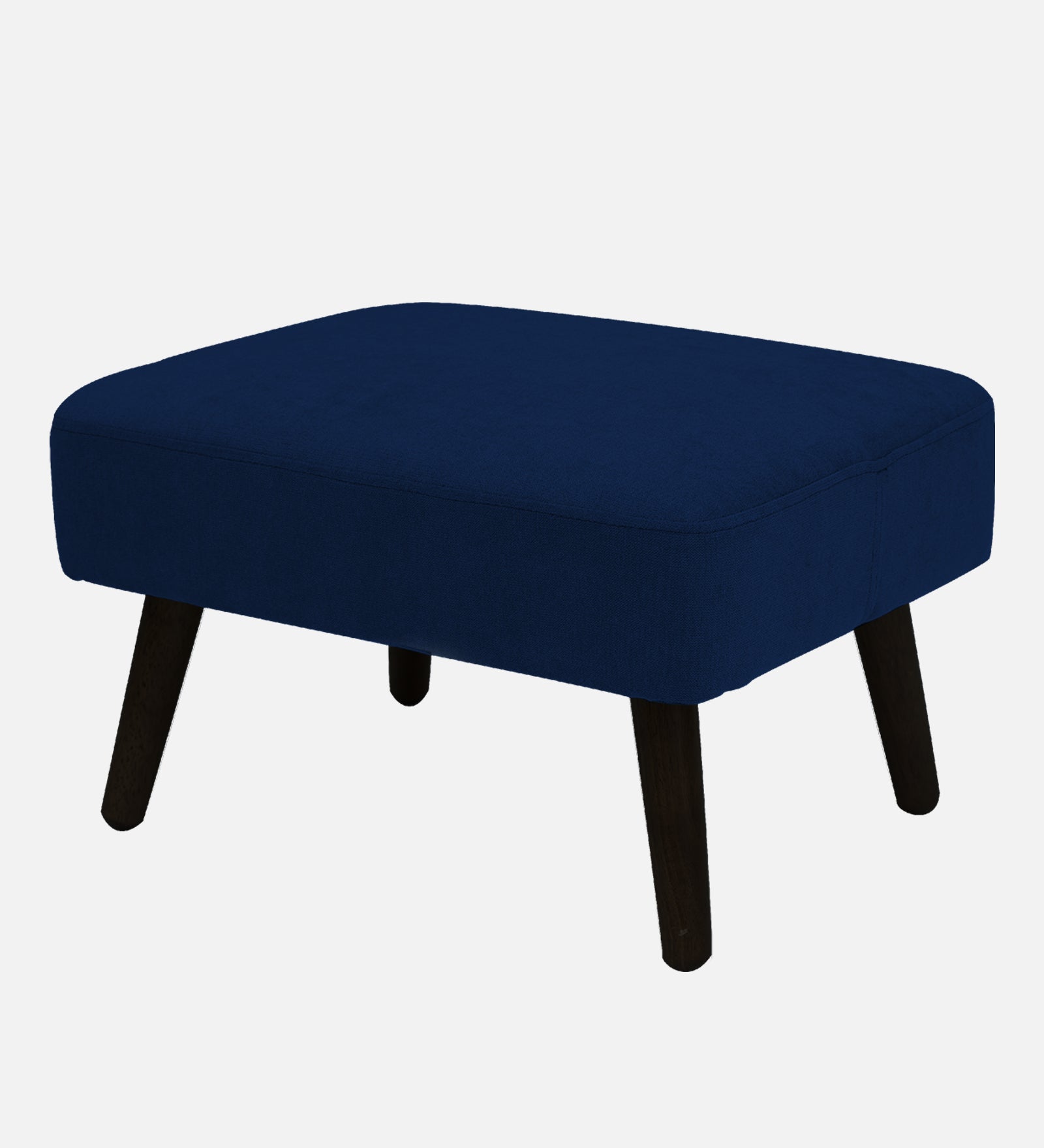 Luke Fabric Foot Stool In Royal Blue Colour - Febonic Living