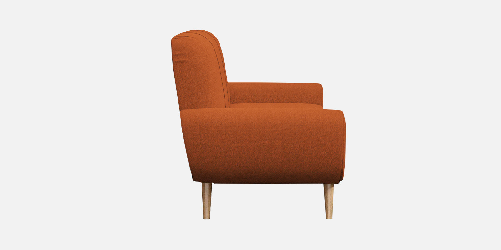 Jessy Fabric 3 Seater Sofa In Vivid Orange Colour - Febonic Living
