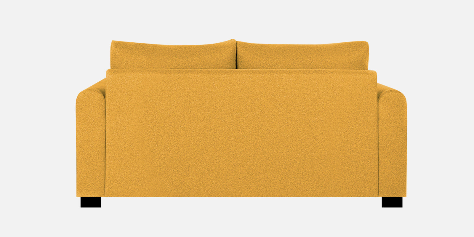Sigma Fabric 2 Seater Sofa In Bold Yellow Colour - Febonic Living