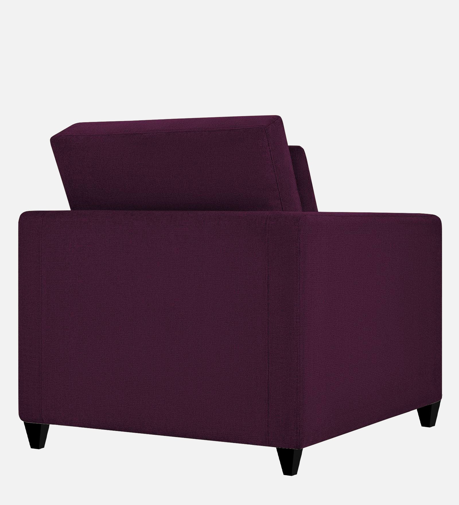 Kera Fabric 1 Seater Sofa In Greek Purple Colour - Febonic Living
