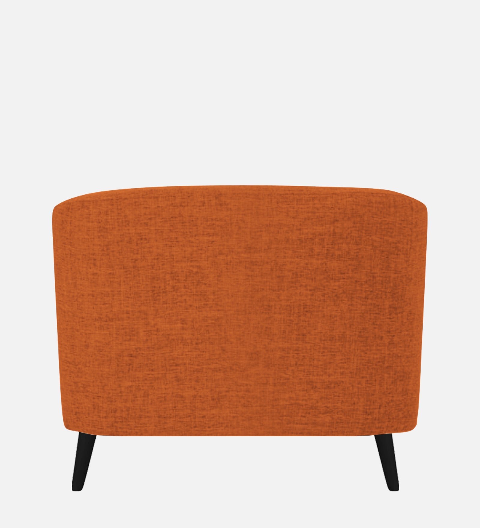 Casper Fabric 1 Seater Sofa In Vivid Orange Colour - Febonic Living