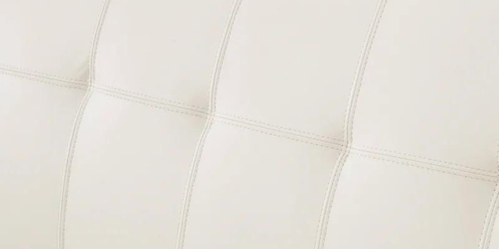 Sunny Leatherette 3 Seater Sofa in White Finish
