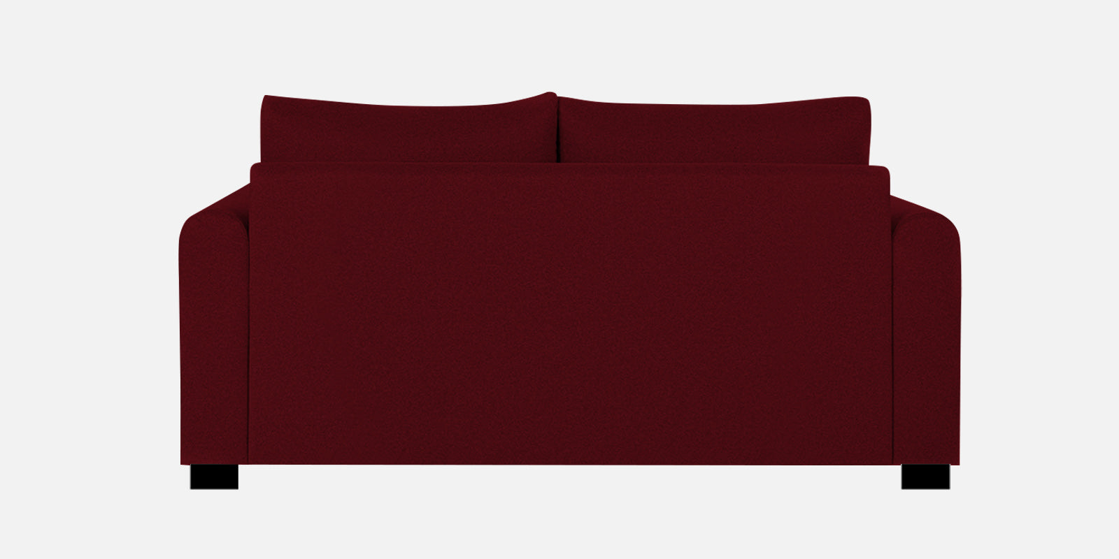 Sigma Fabric 2 Seater Sofa In Ruby Red Colour - Febonic Living