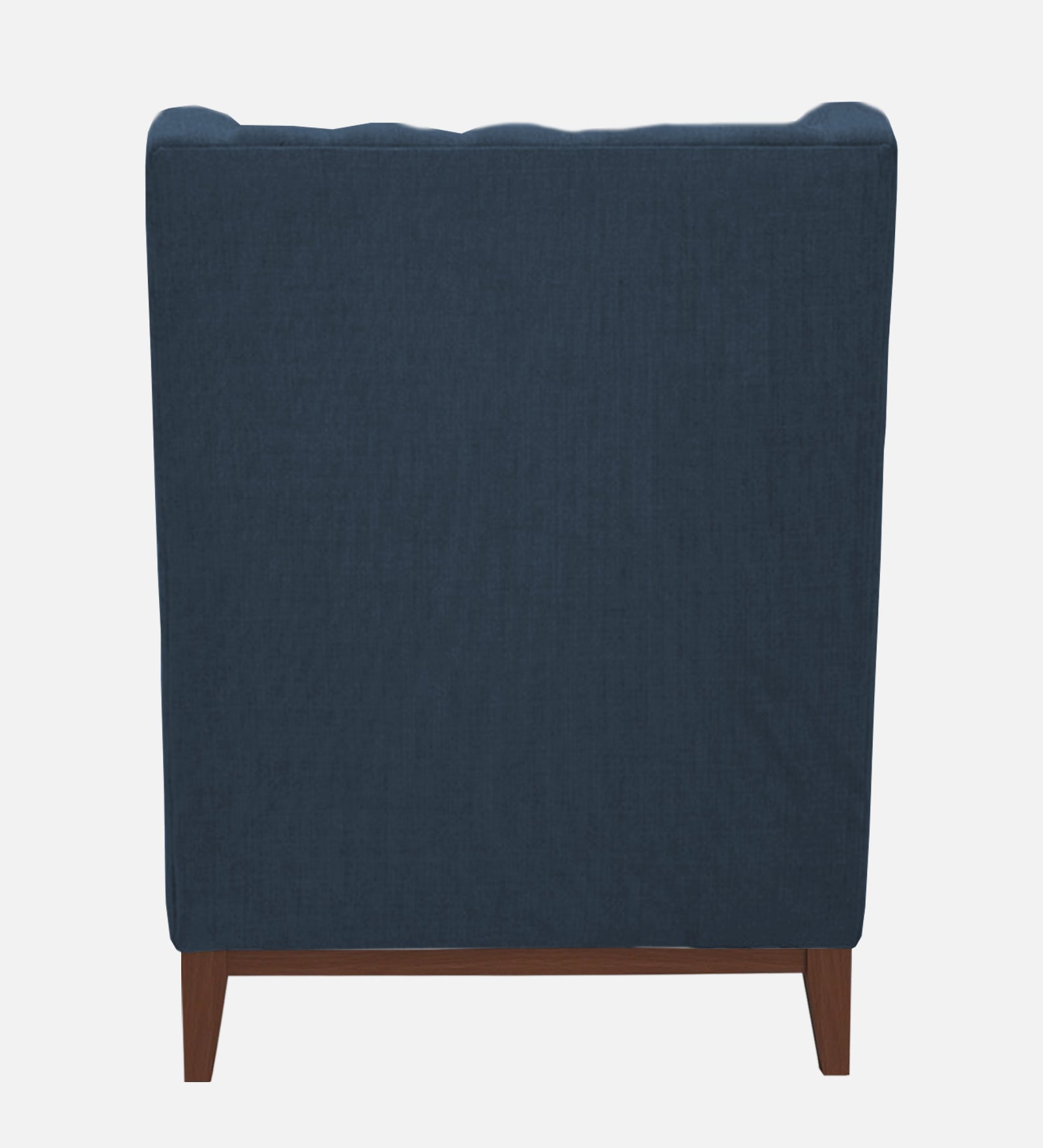 Kuchi Fabric Wing Chair In Light Blue Colour - Febonic Living